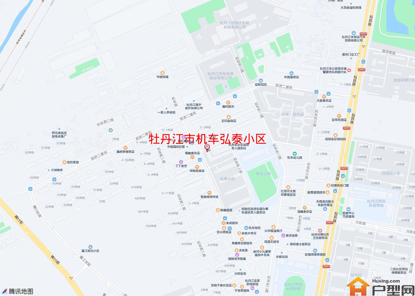 机车弘泰小区小区 - 户型网