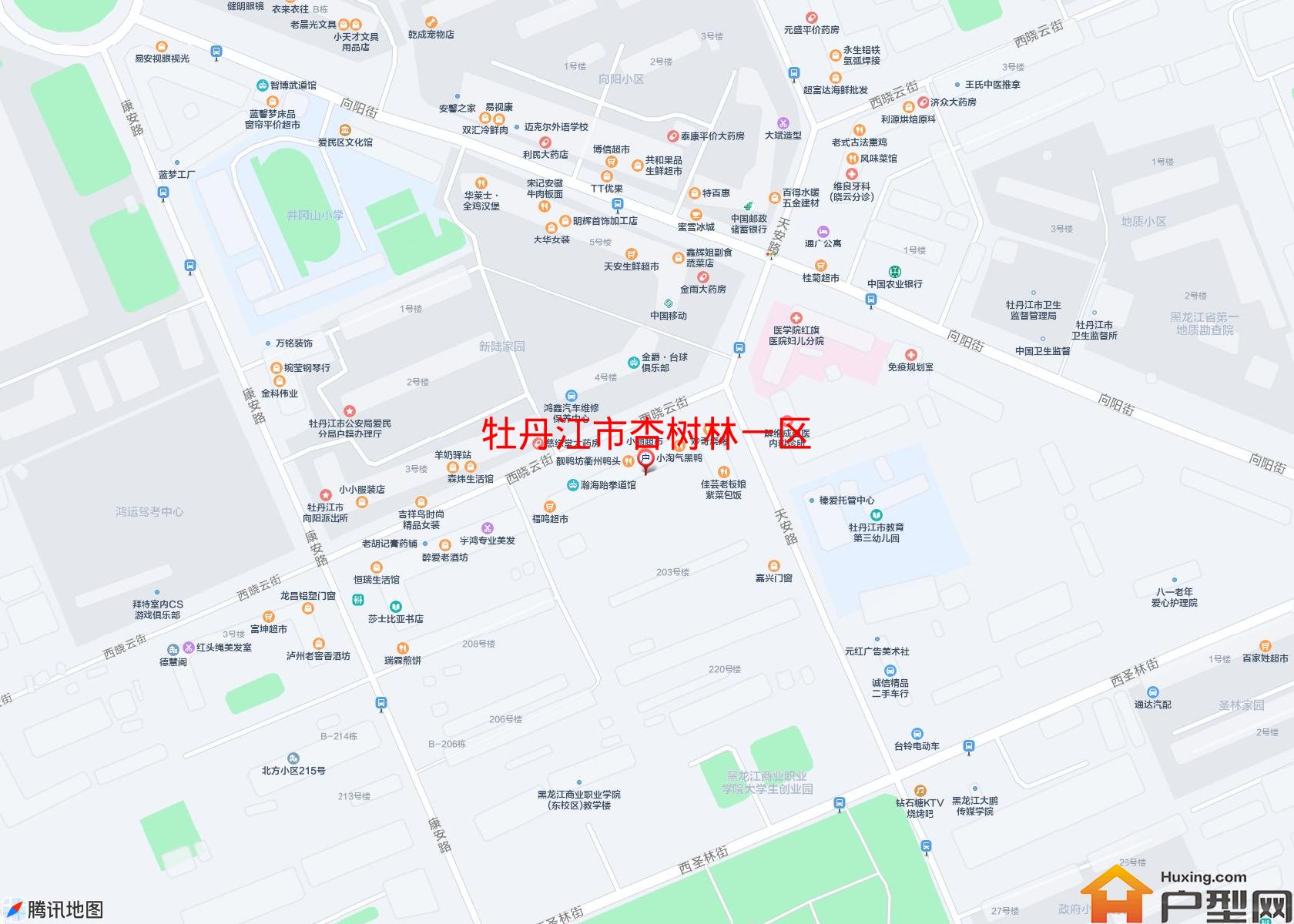 杏树林一区小区 - 户型网