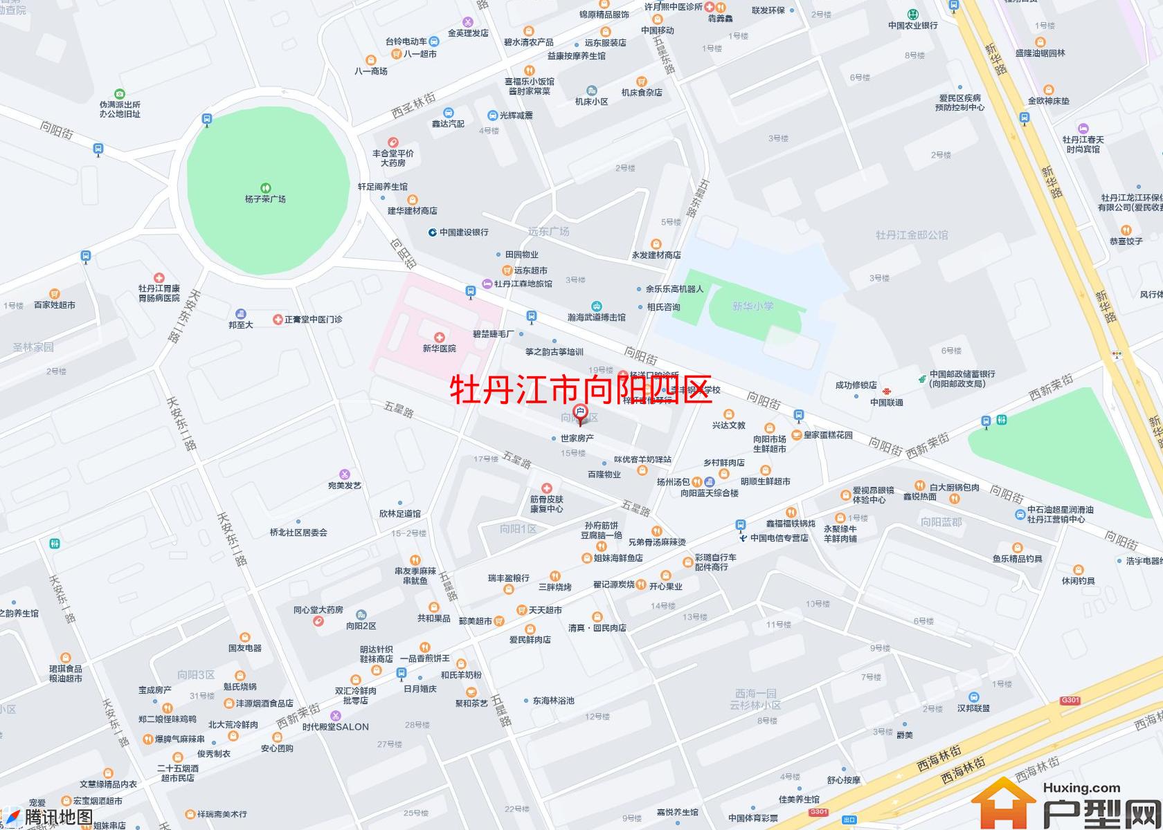 向阳四区小区 - 户型网