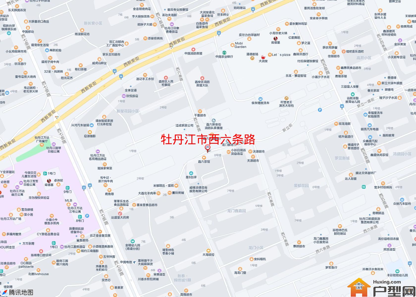 西六条路小区 - 户型网