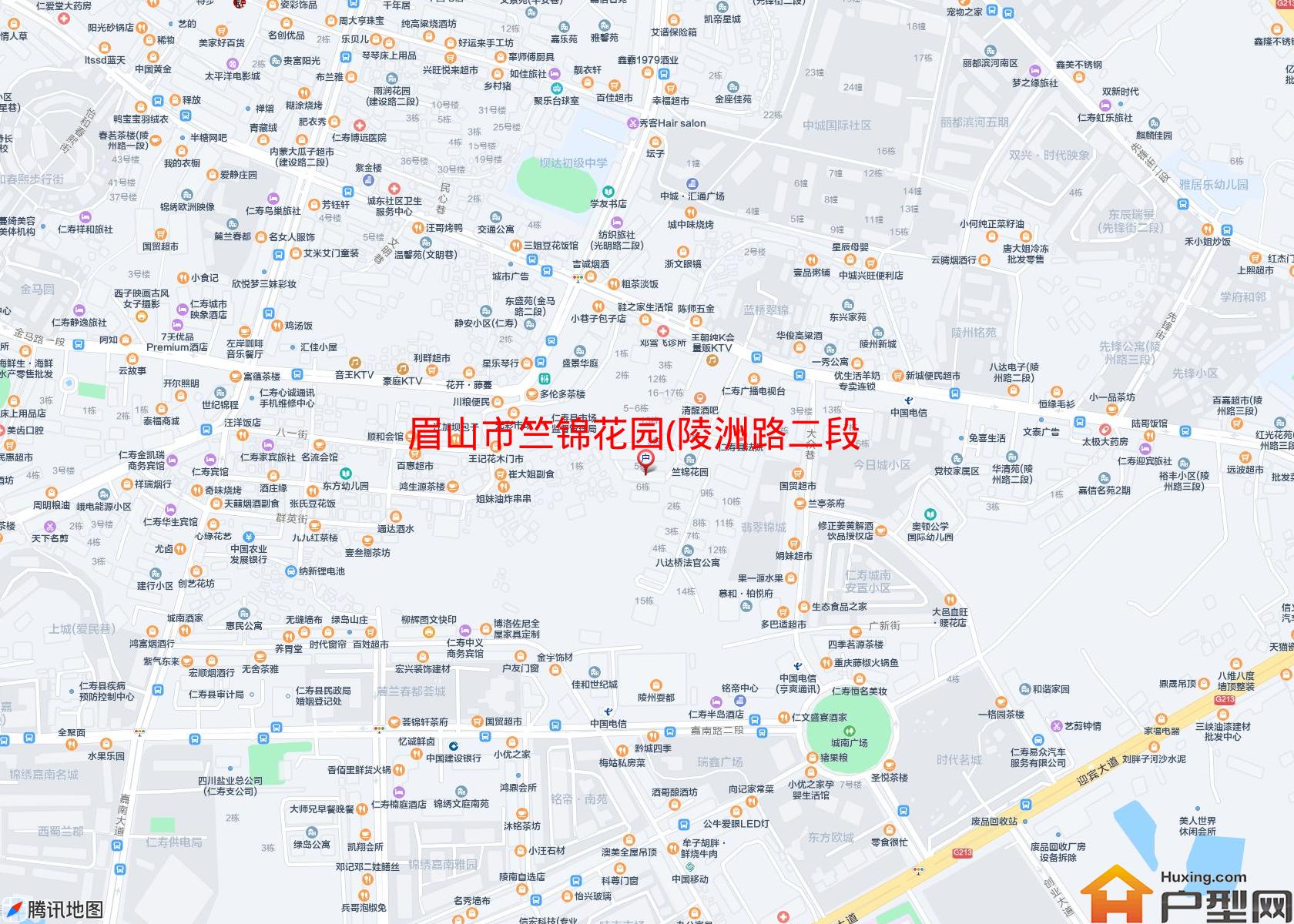 竺锦花园(陵洲路二段128号)小区 - 户型网