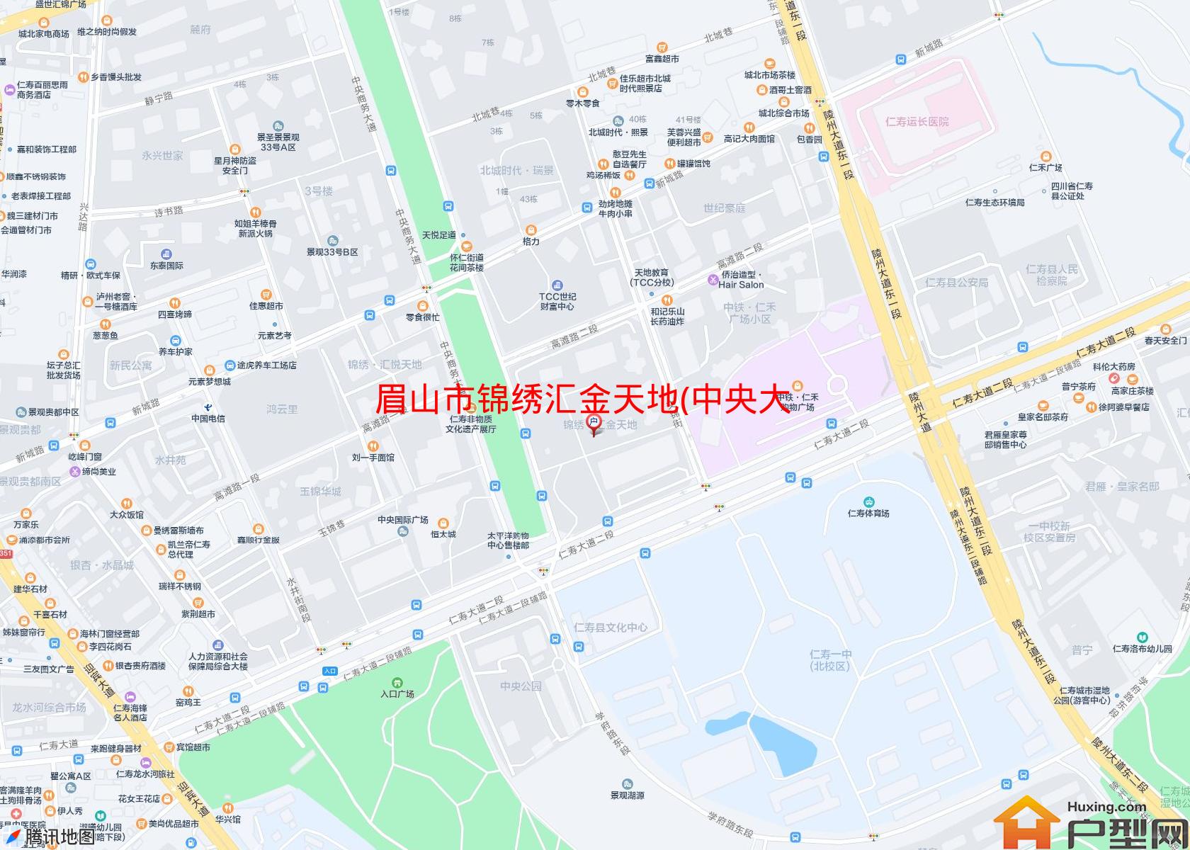 锦绣汇金天地(中央大道)小区 - 户型网