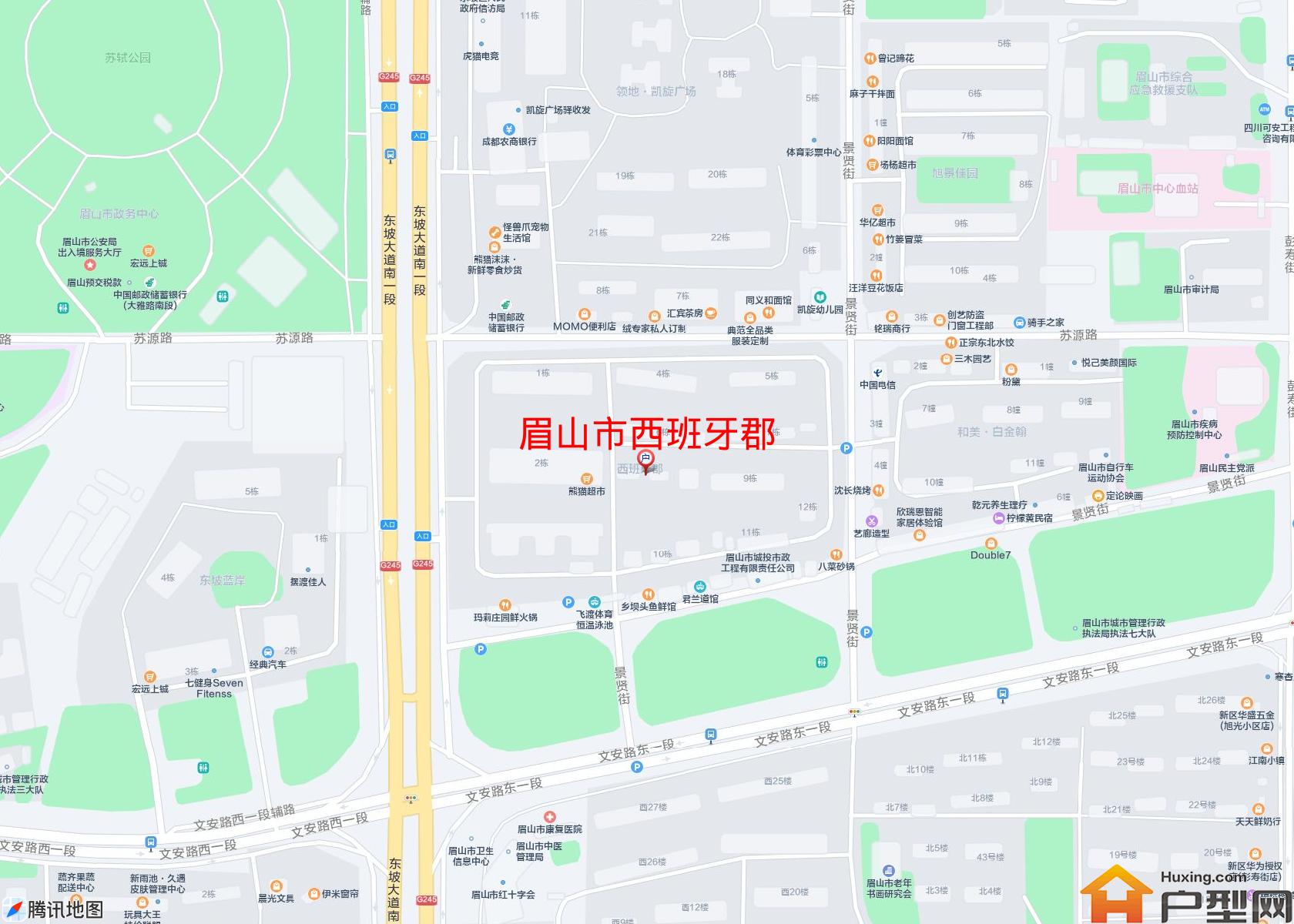 西班牙郡小区 - 户型网
