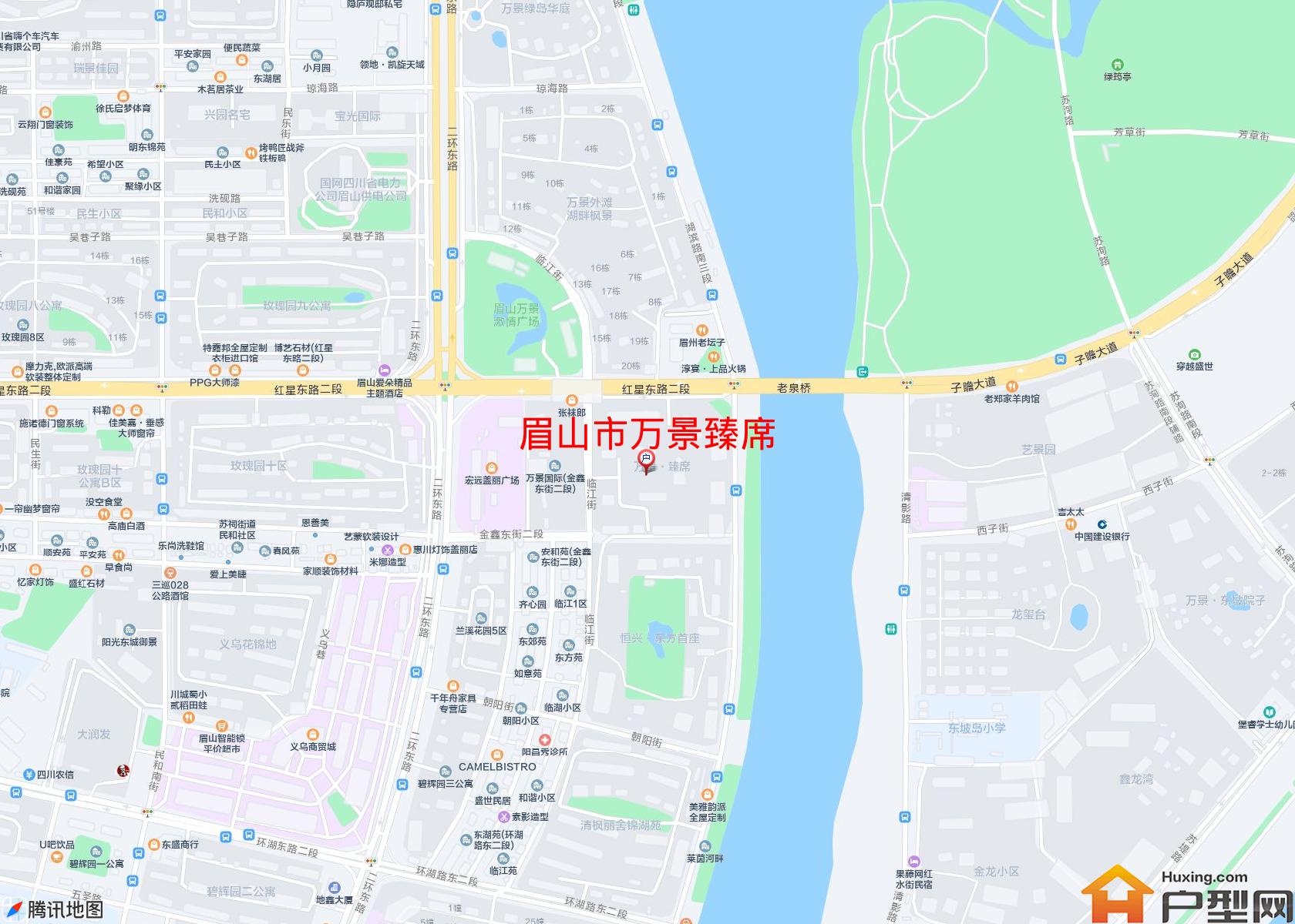 万景臻席小区 - 户型网