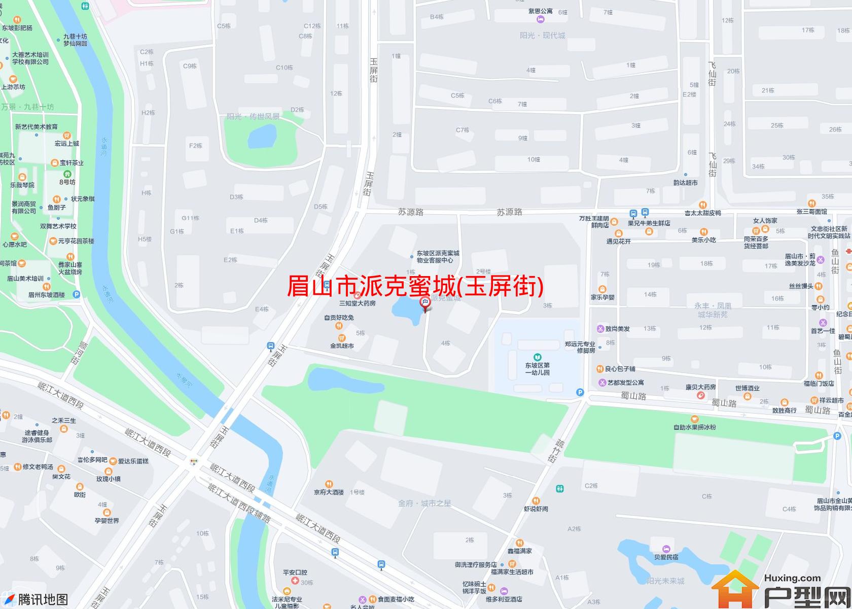 派克蜜城(玉屏街)小区 - 户型网