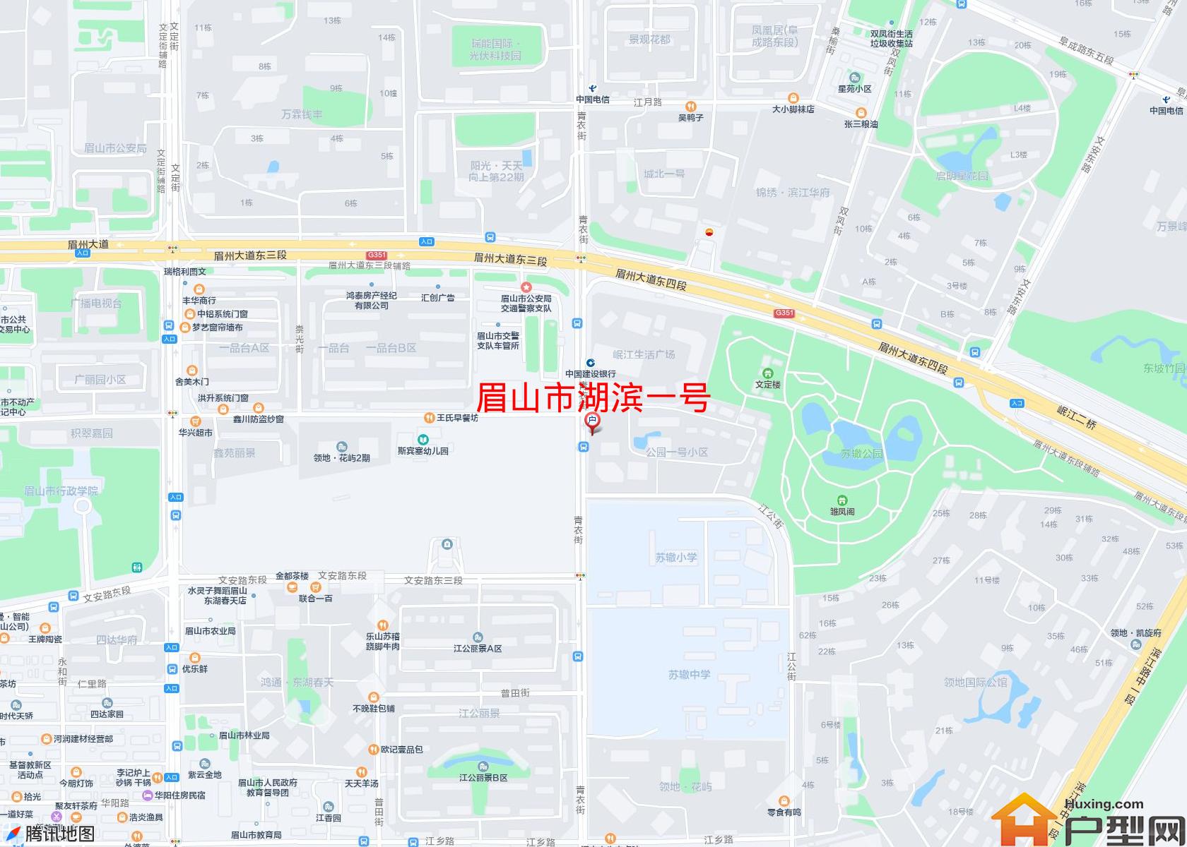 湖滨一号小区 - 户型网