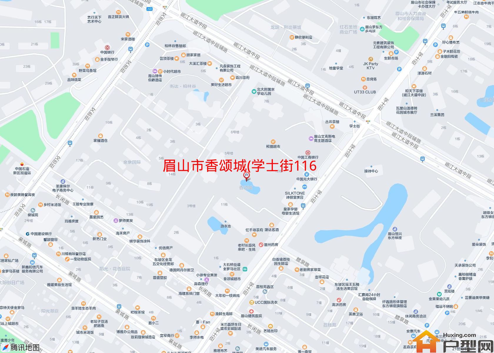 香颂城(学士街116号)小区 - 户型网