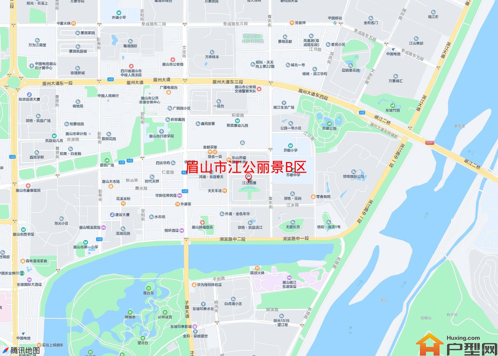 江公丽景B区小区 - 户型网