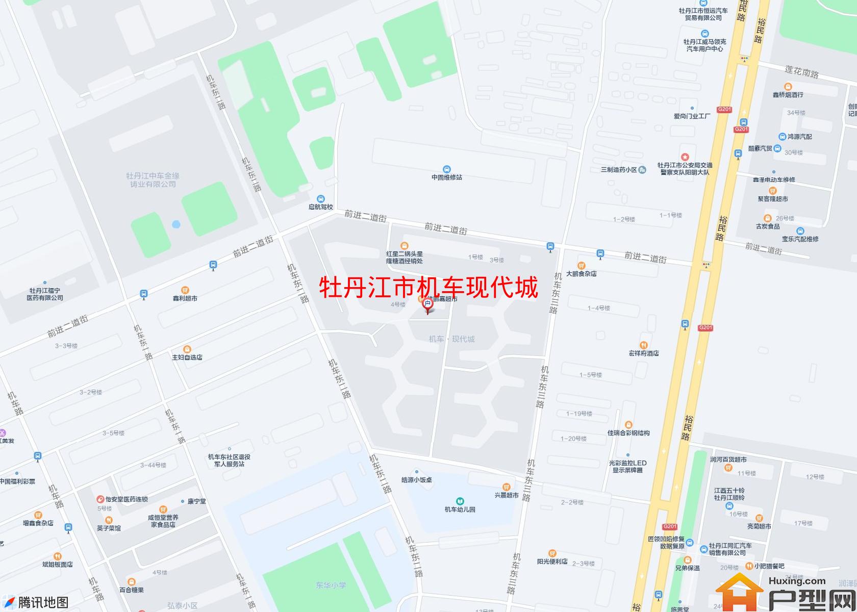机车现代城小区 - 户型网