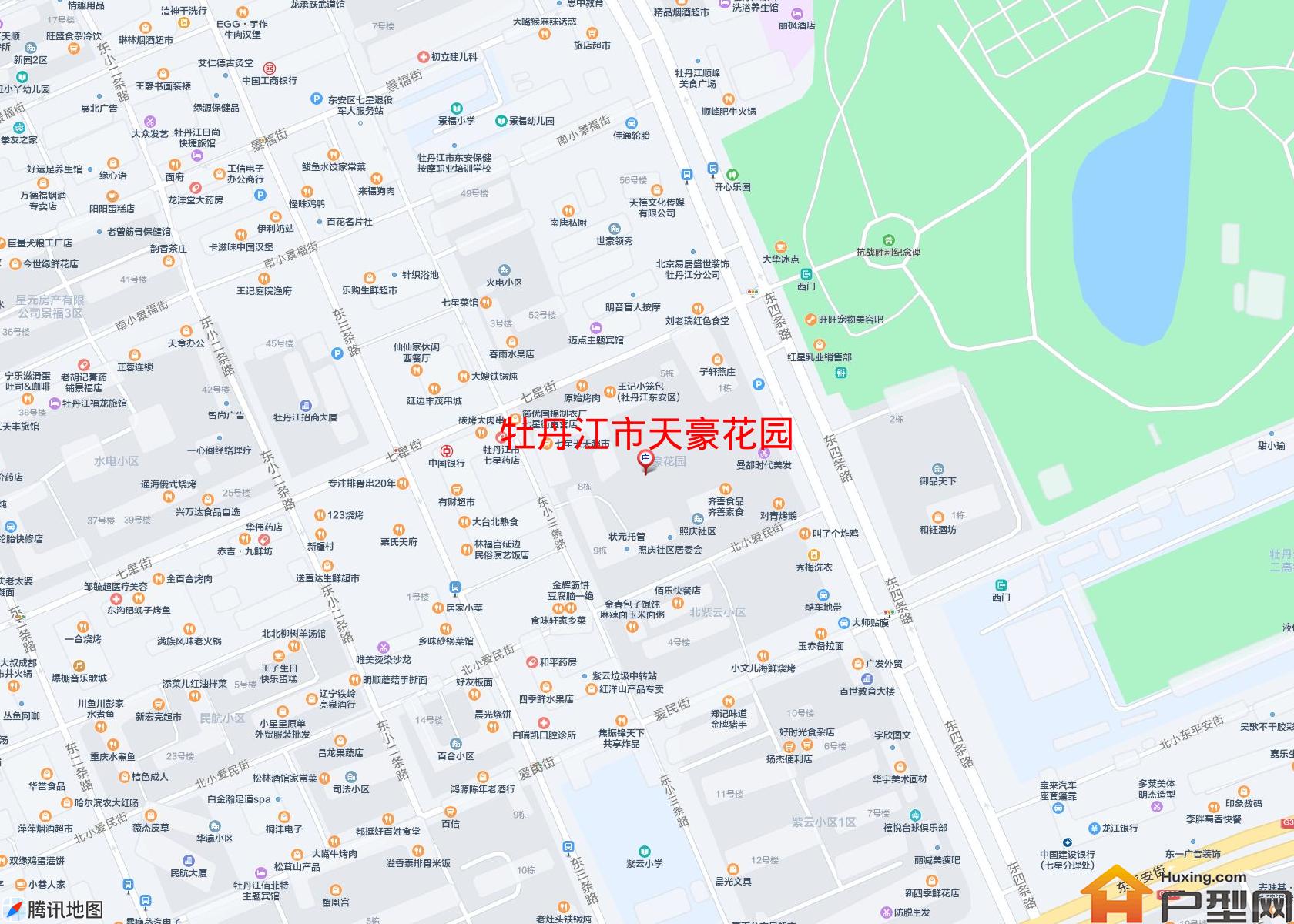 天豪花园小区 - 户型网