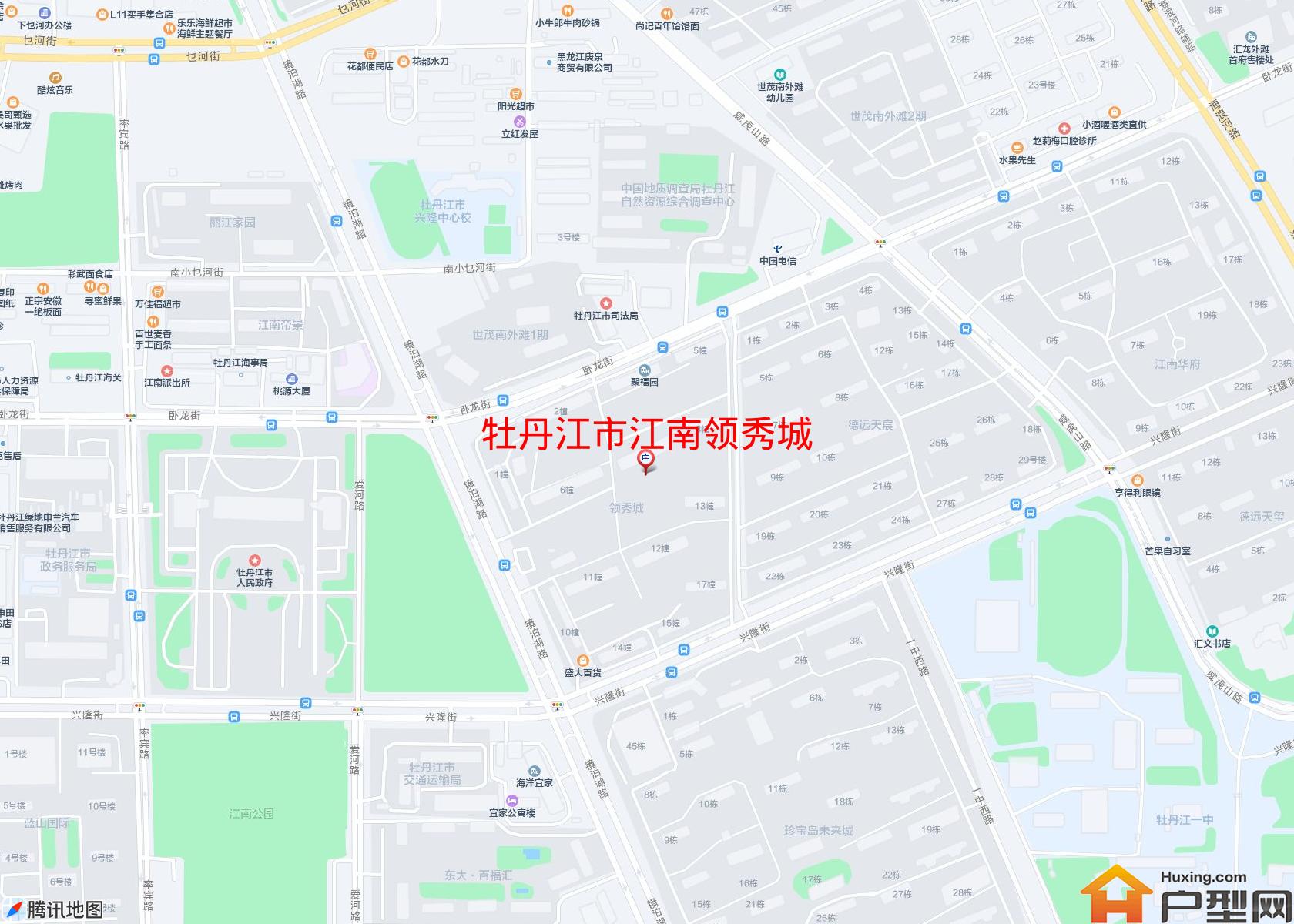 江南领秀城小区 - 户型网