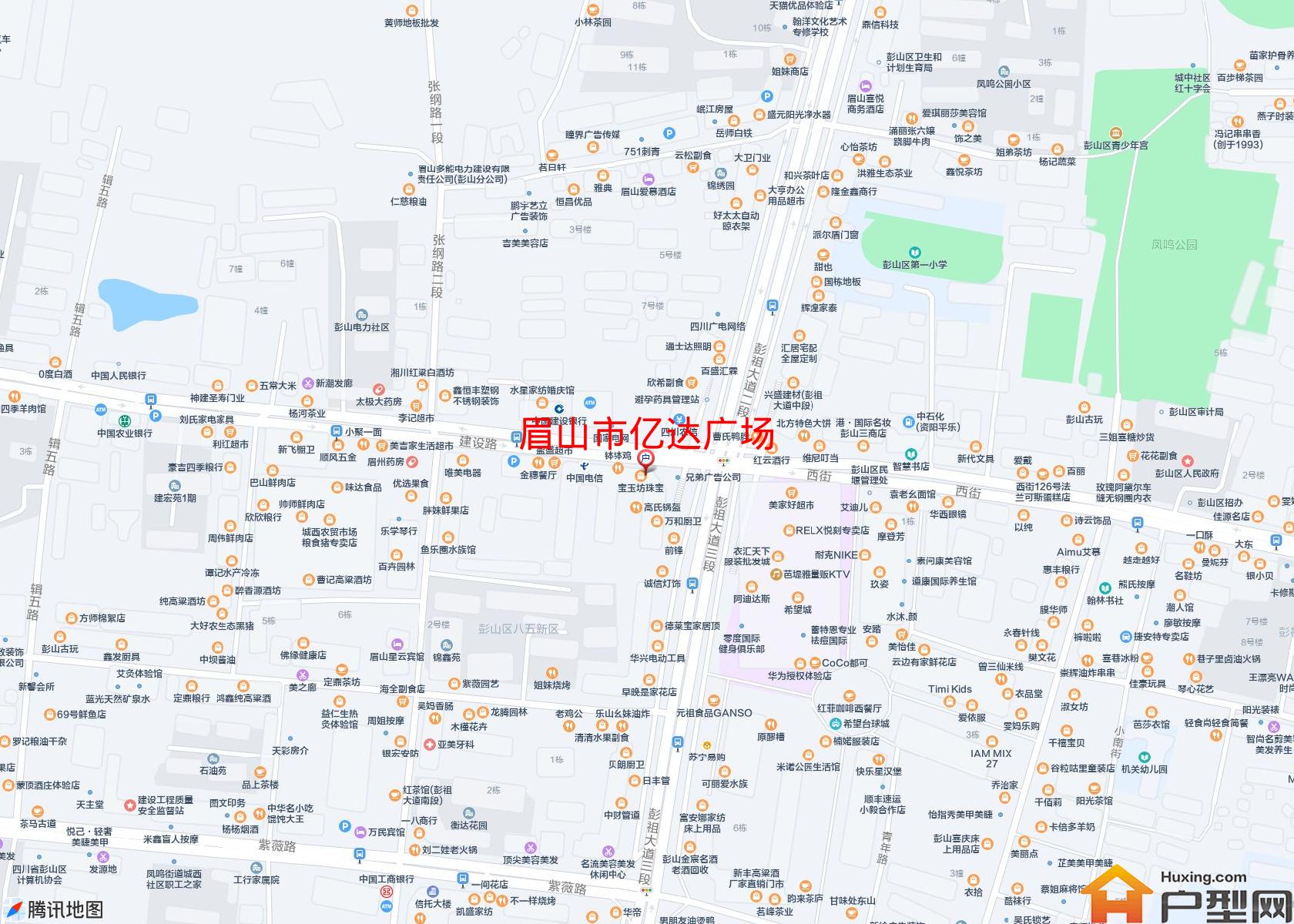 亿达广场小区 - 户型网