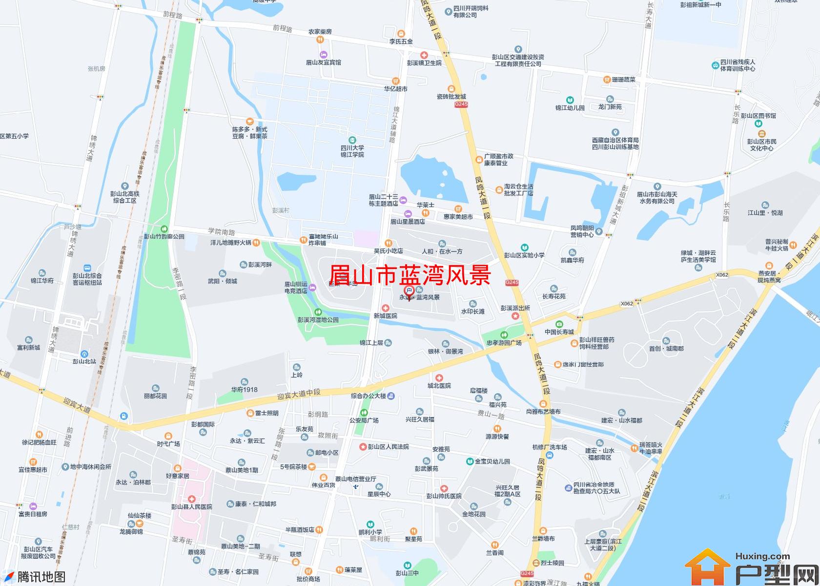 蓝湾风景小区 - 户型网