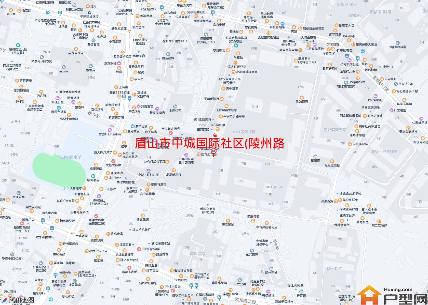 中城国际社区(陵州路二段)小区 - 户型网