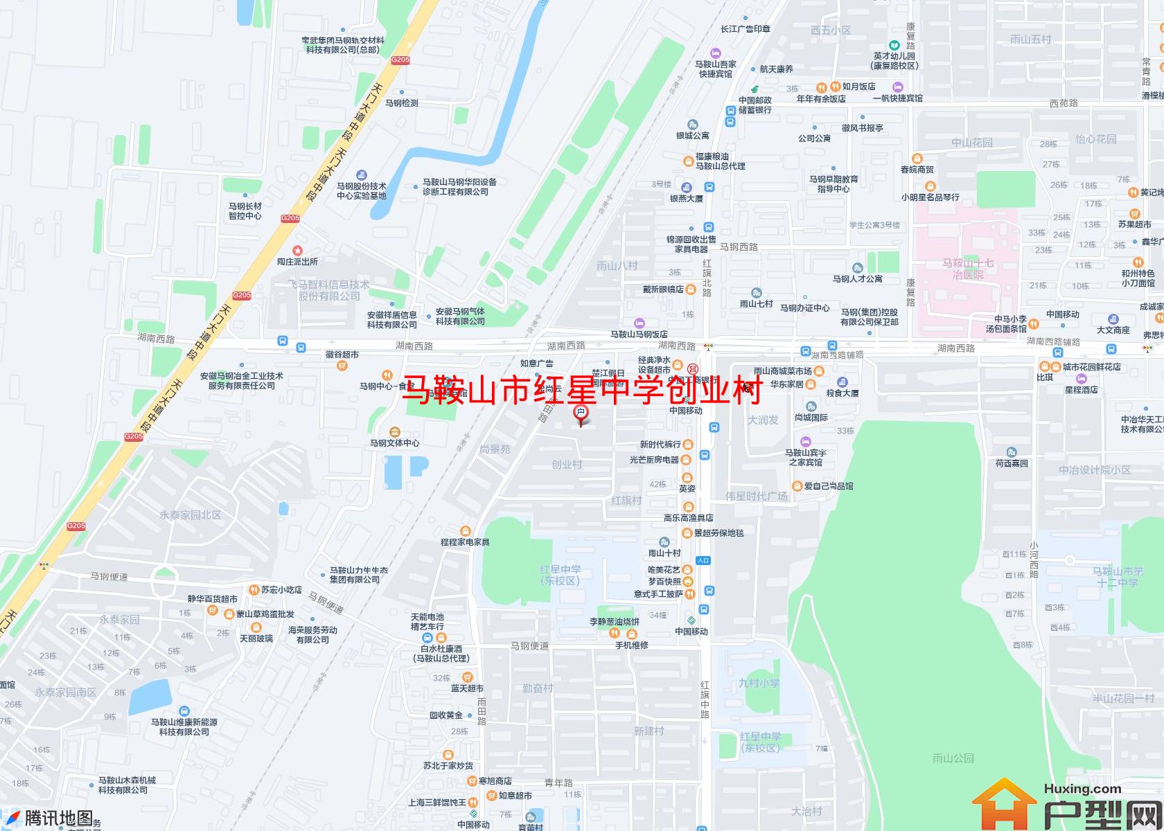 红星中学创业村小区 - 户型网