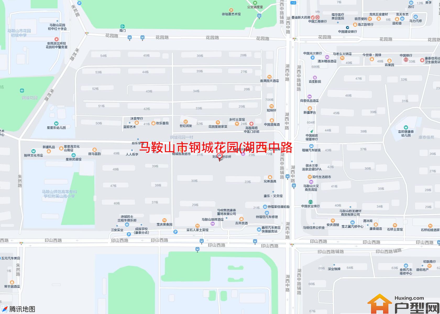 钢城花园(湖西中路)小区 - 户型网