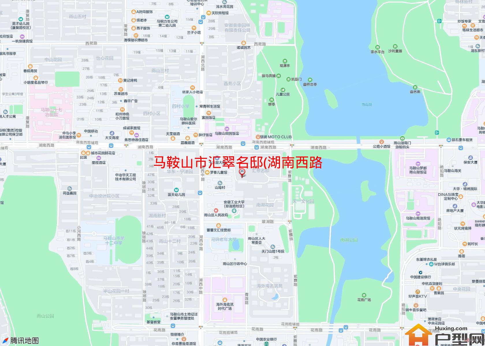 汇翠名邸(湖南西路)小区 - 户型网