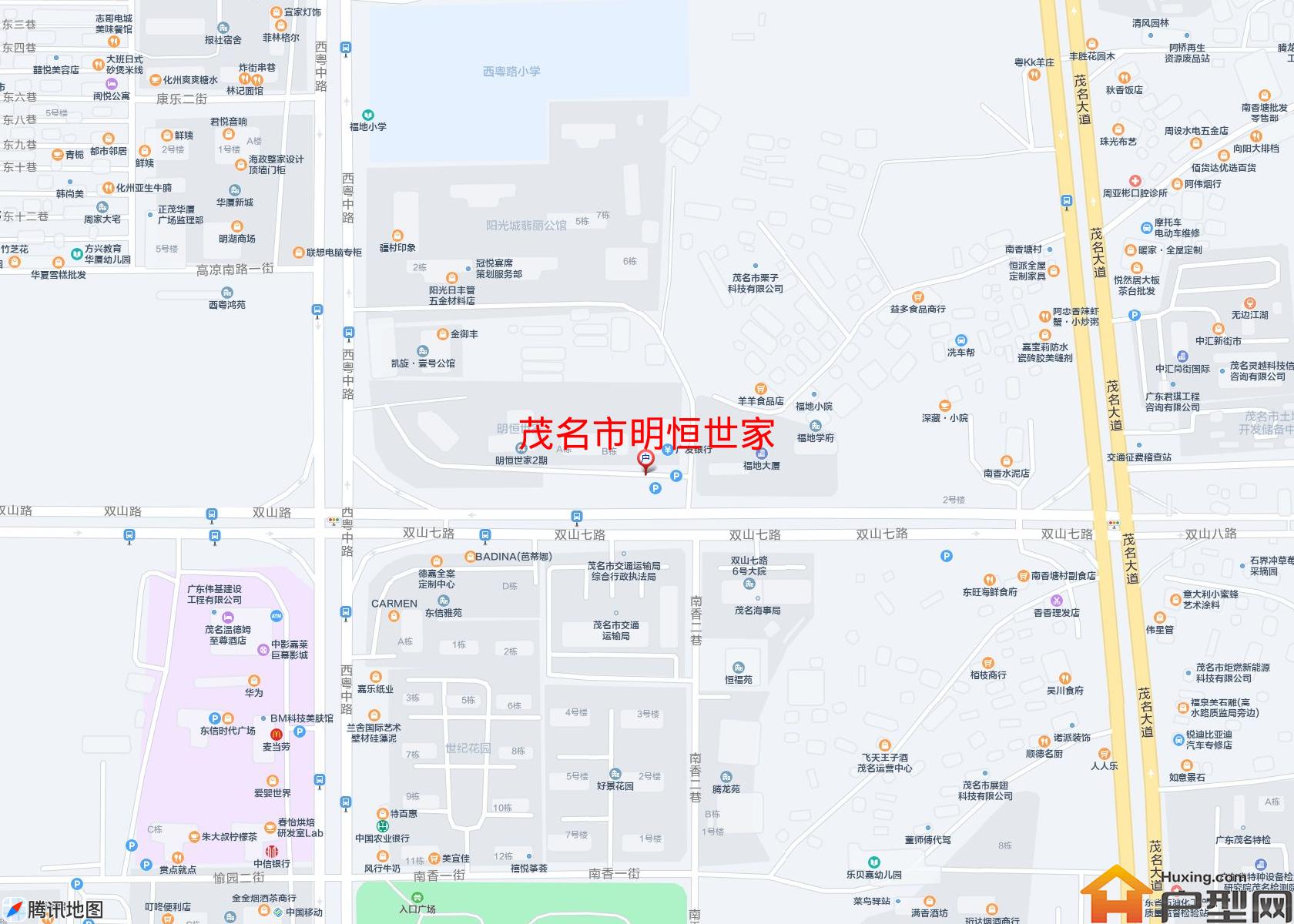 明恒世家小区 - 户型网