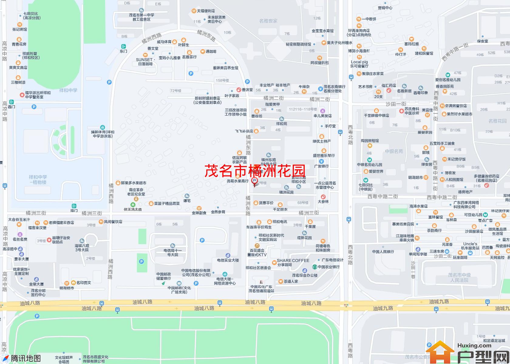 橘洲花园小区 - 户型网
