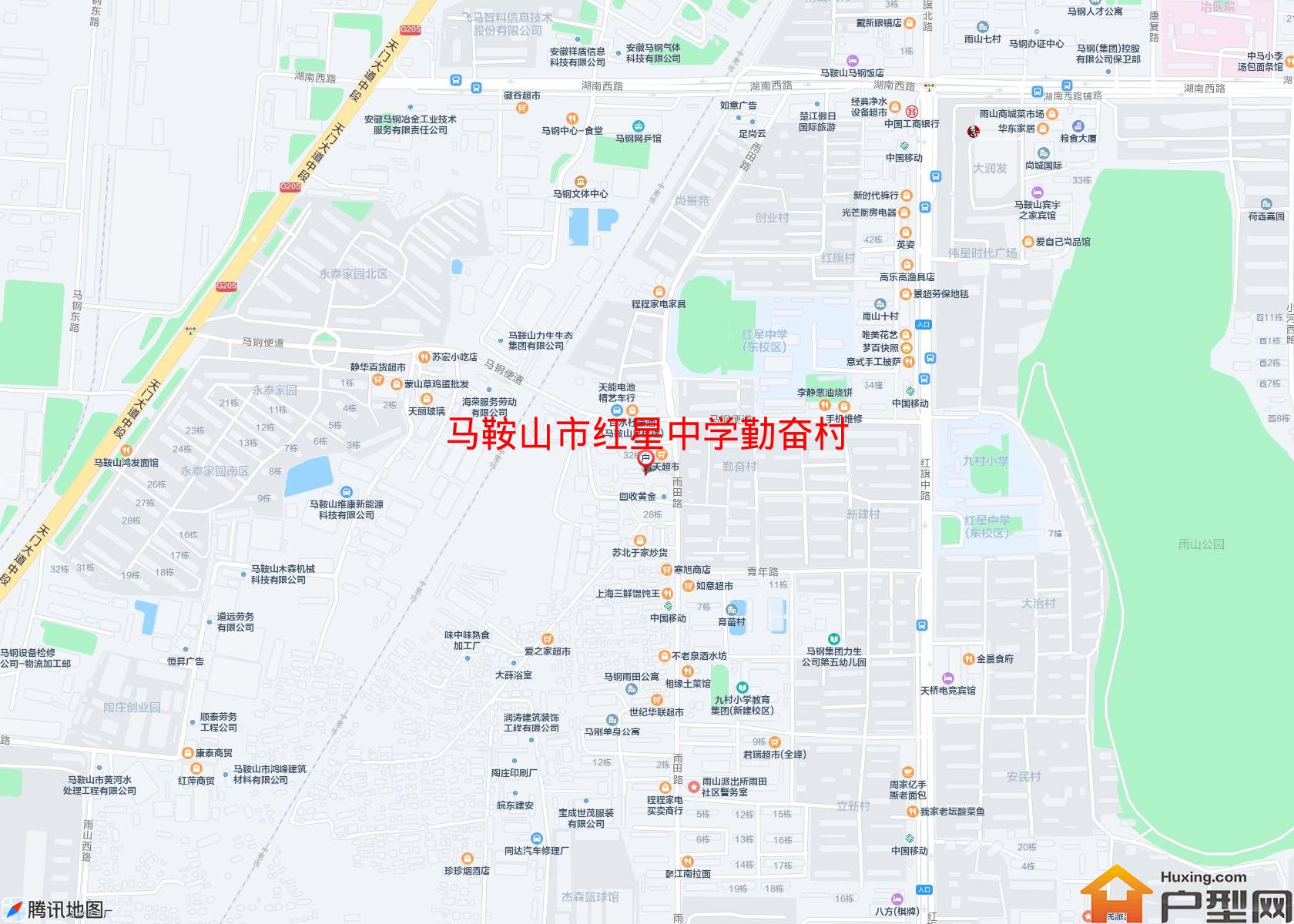 红星中学勤奋村小区 - 户型网