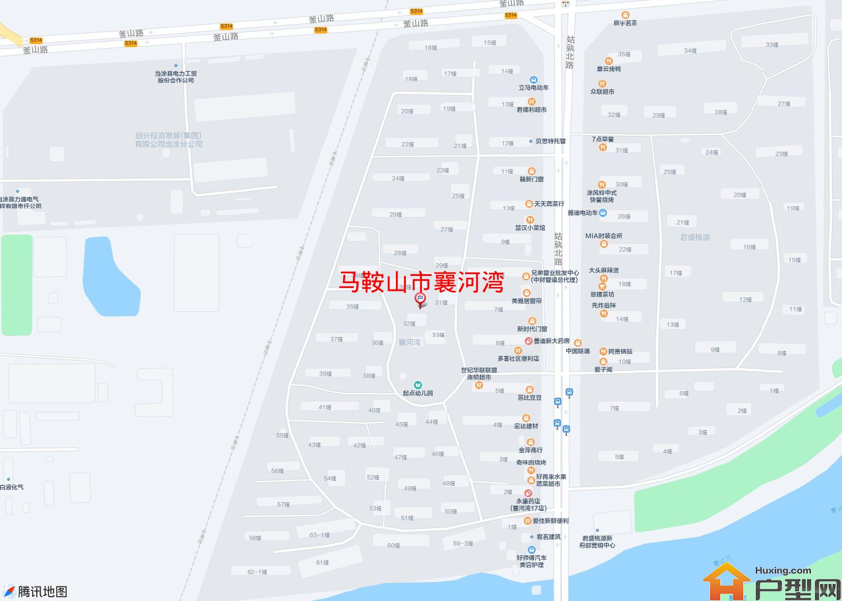 襄河湾小区 - 户型网