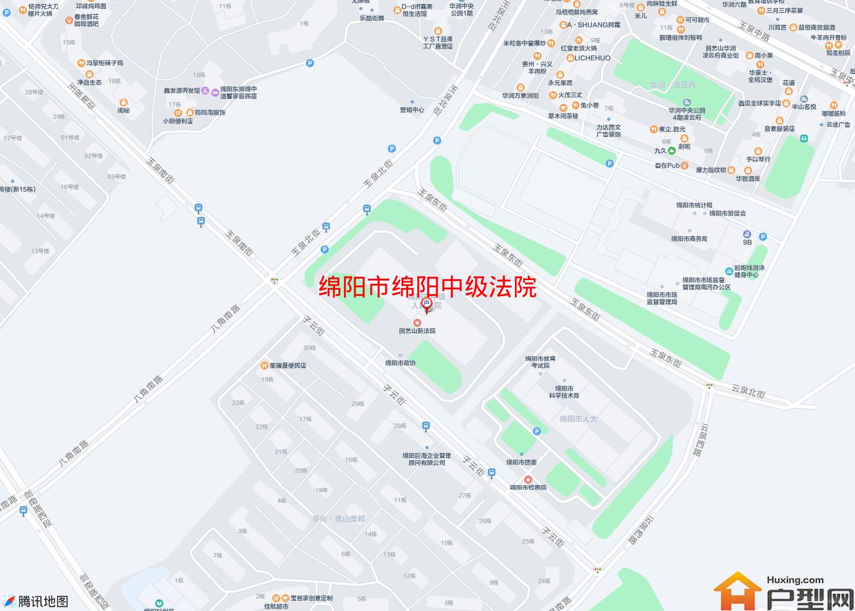 绵阳中级法院小区 - 户型网