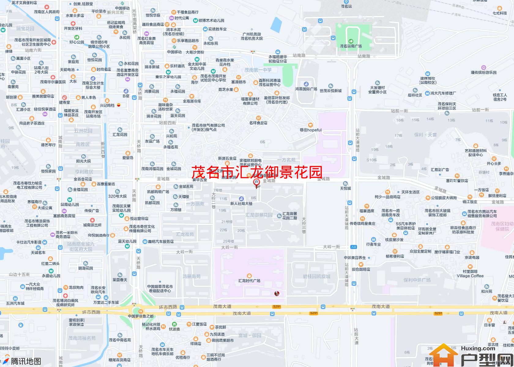 汇龙御景花园小区 - 户型网