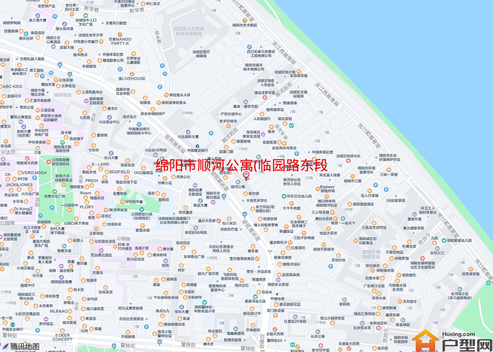 顺河公寓(临园路东段10-11号)小区 - 户型网