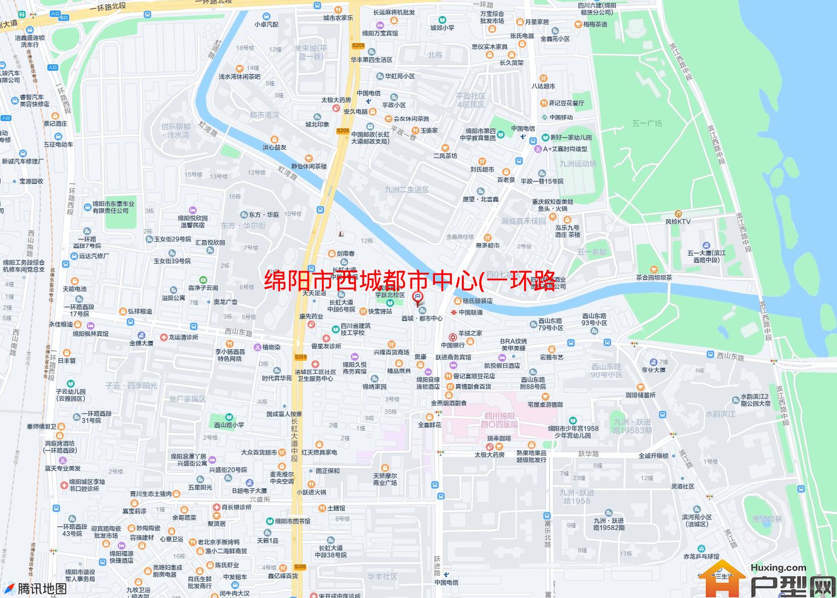 西城都市中心(一环路西段71号)小区 - 户型网