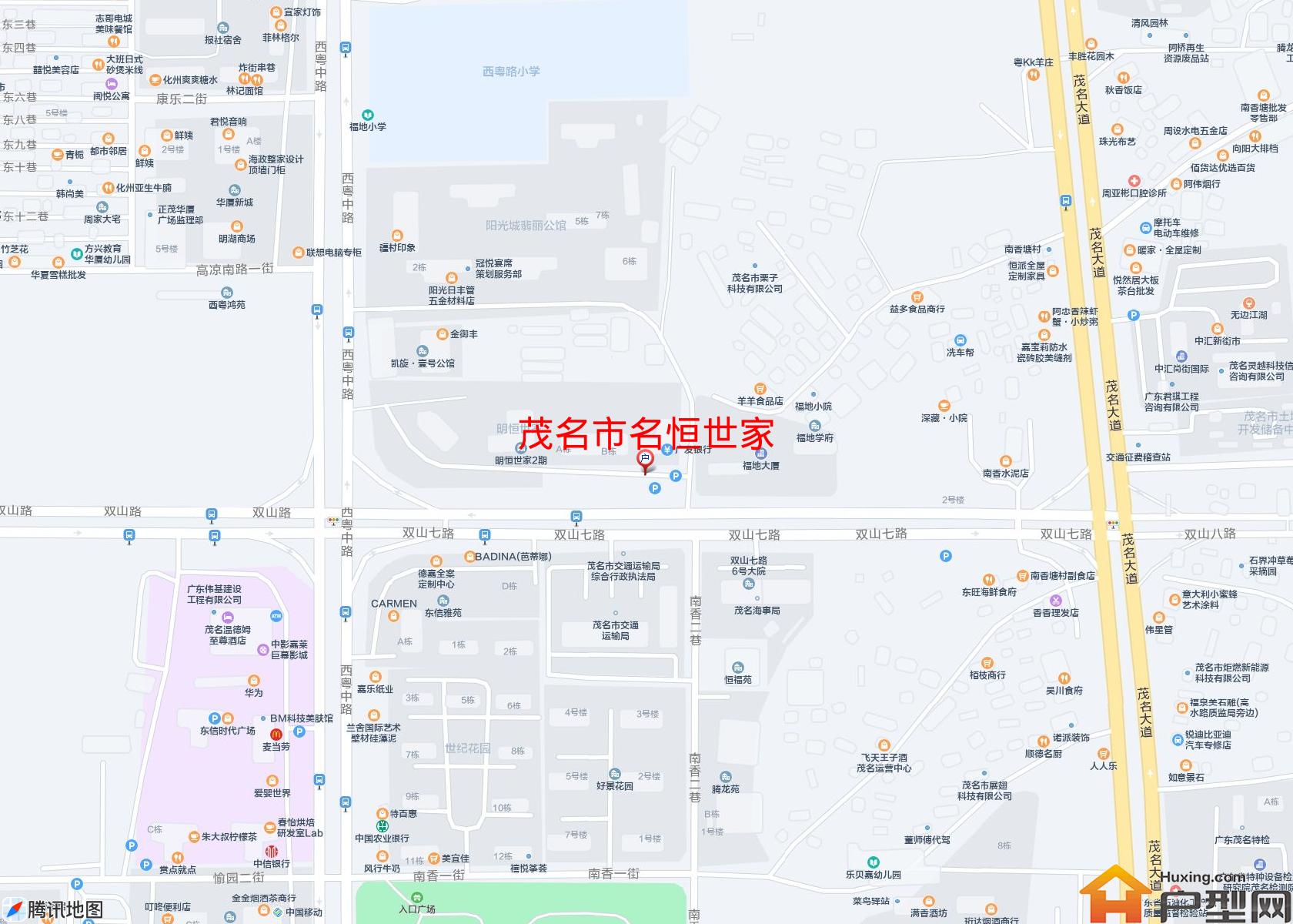 名恒世家小区 - 户型网