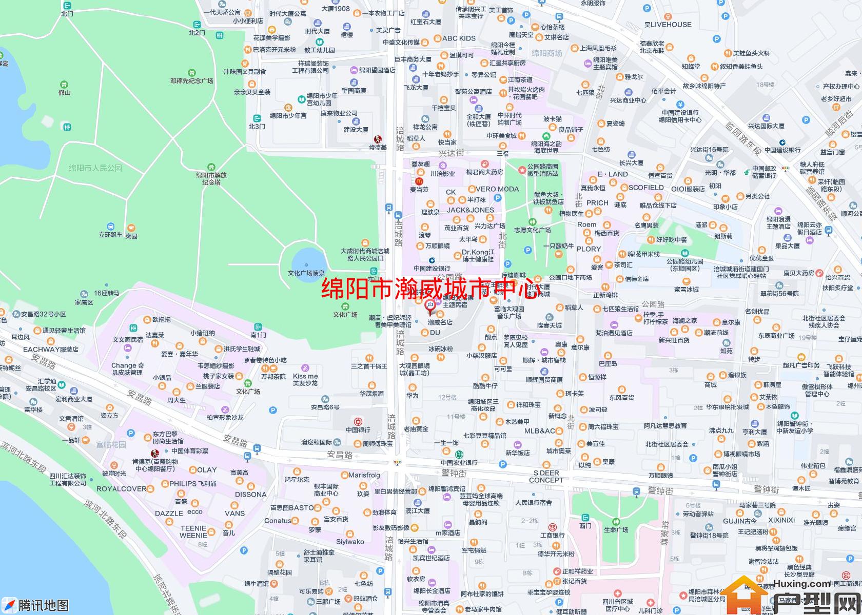 瀚威城市中心小区 - 户型网