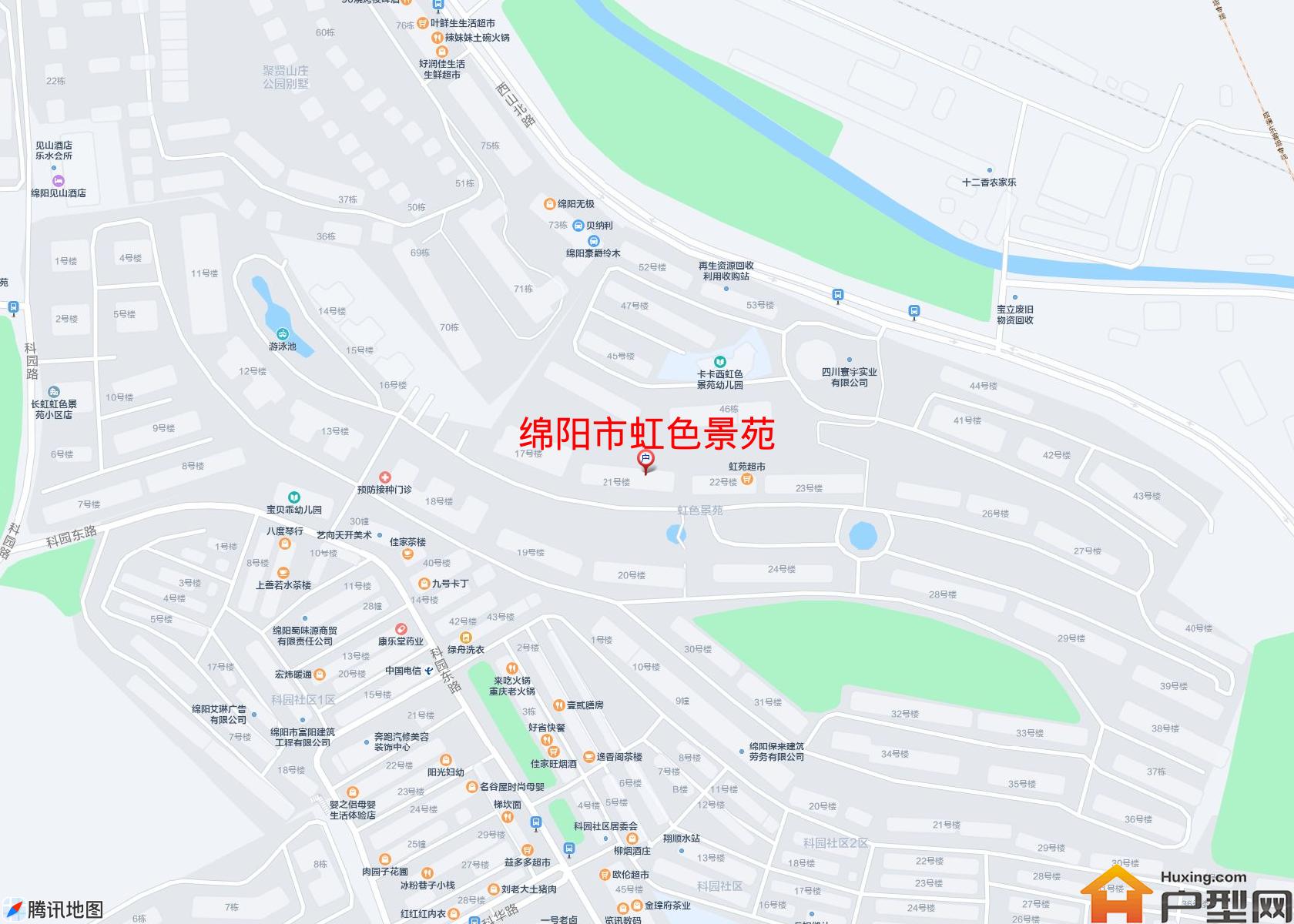 虹色景苑小区 - 户型网