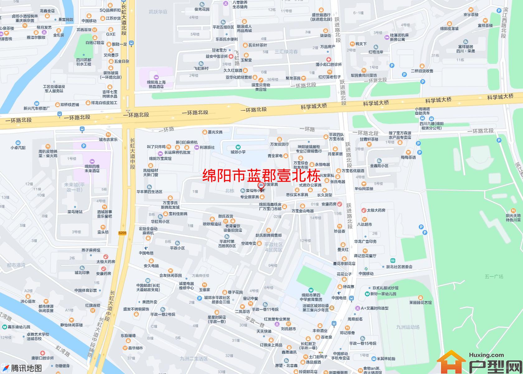 蓝郡壹北栋小区 - 户型网