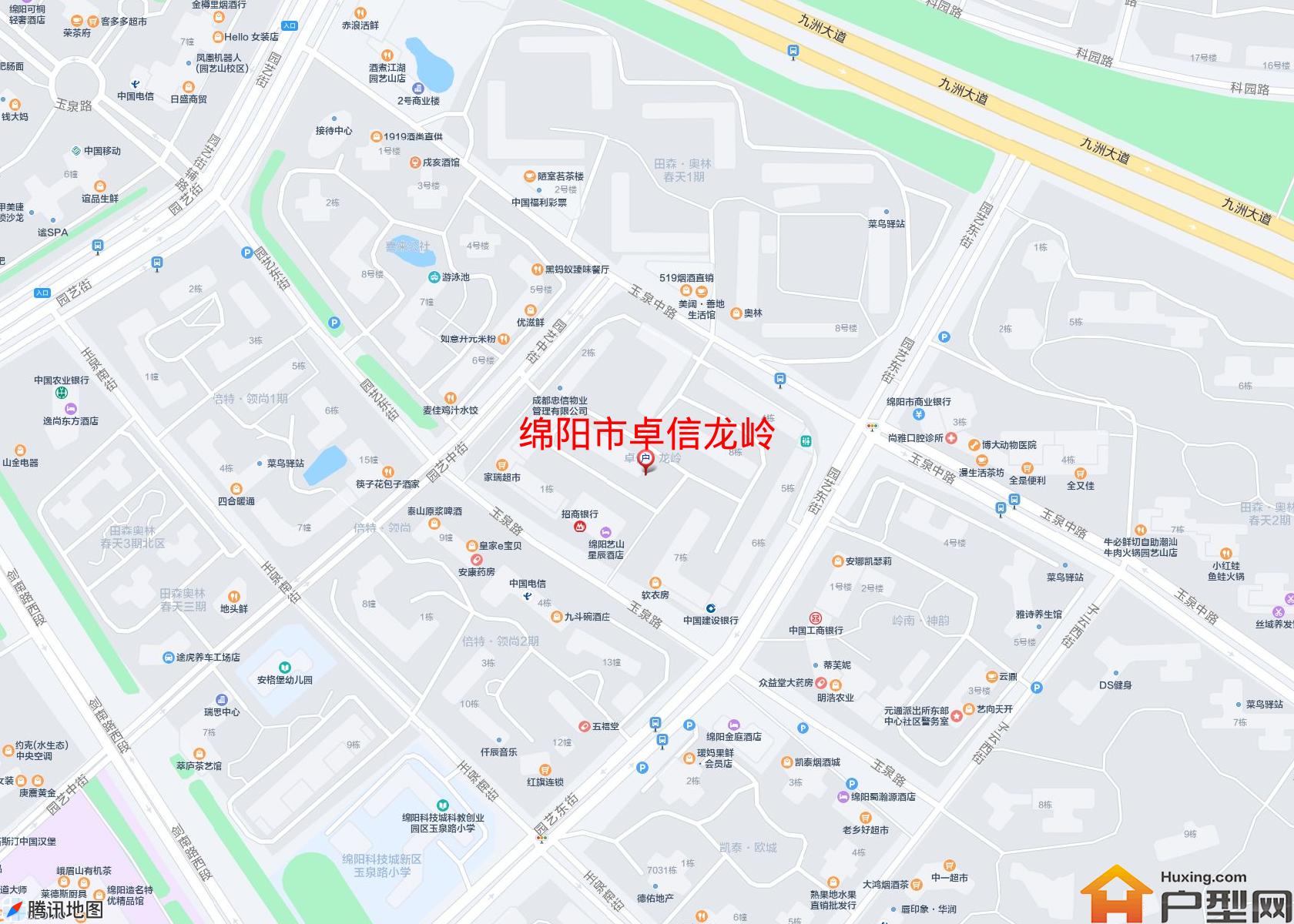 卓信龙岭小区 - 户型网 卓信龙岭小区 - 户型网