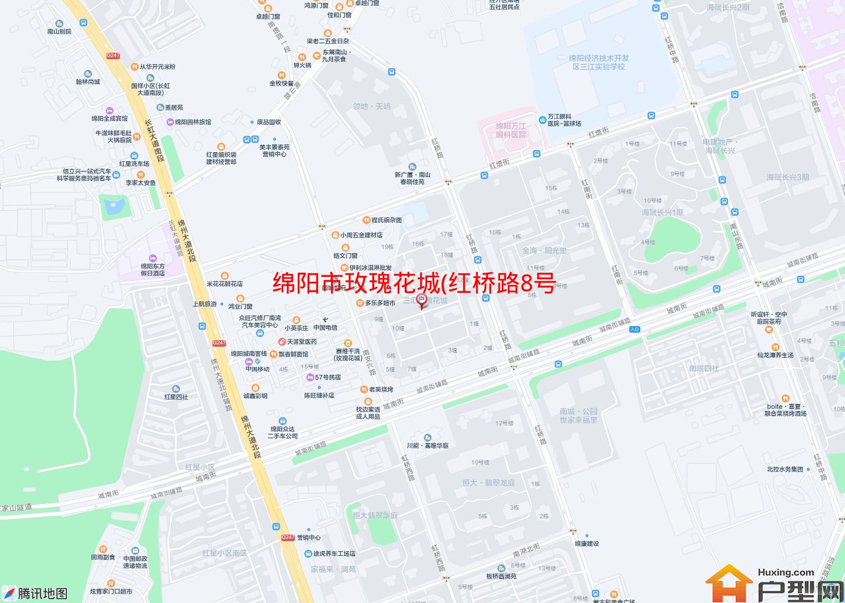 玫瑰花城(红桥路8号)小区 - 户型网