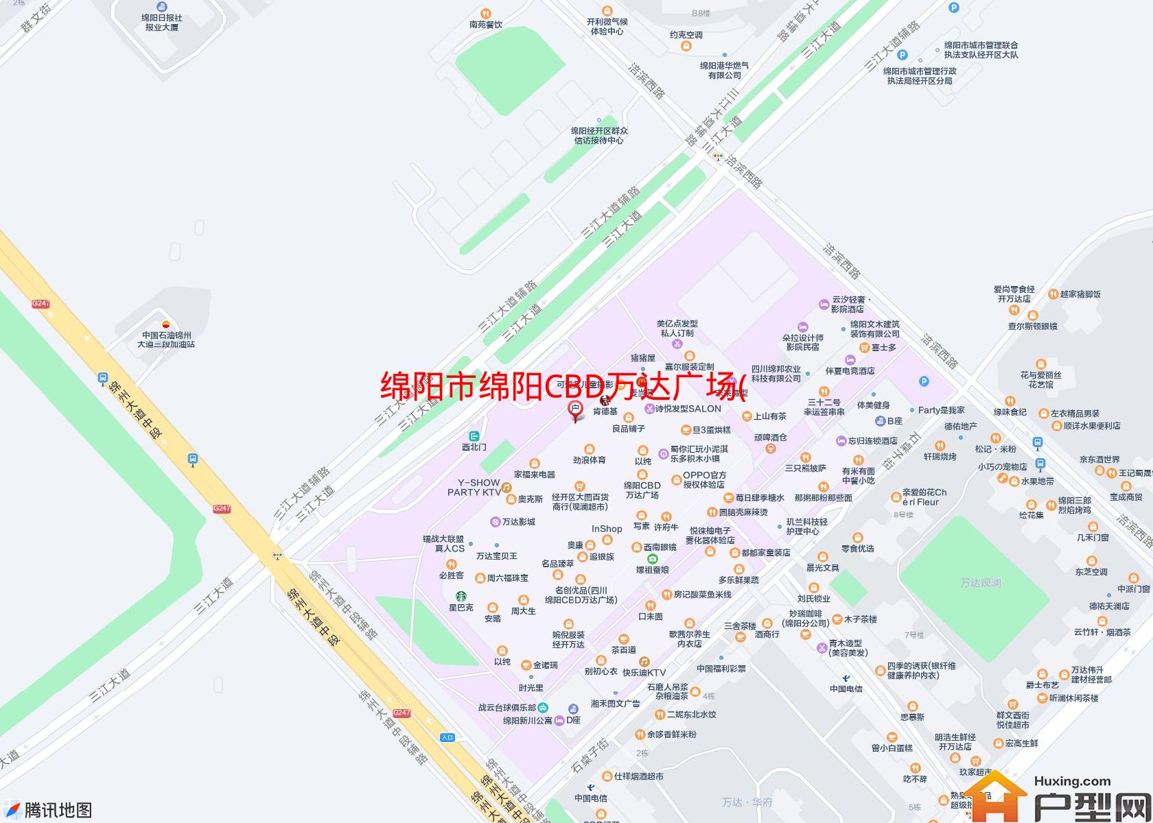 绵阳CBD万达广场(绵州大道中段199号)小区 - 户型网