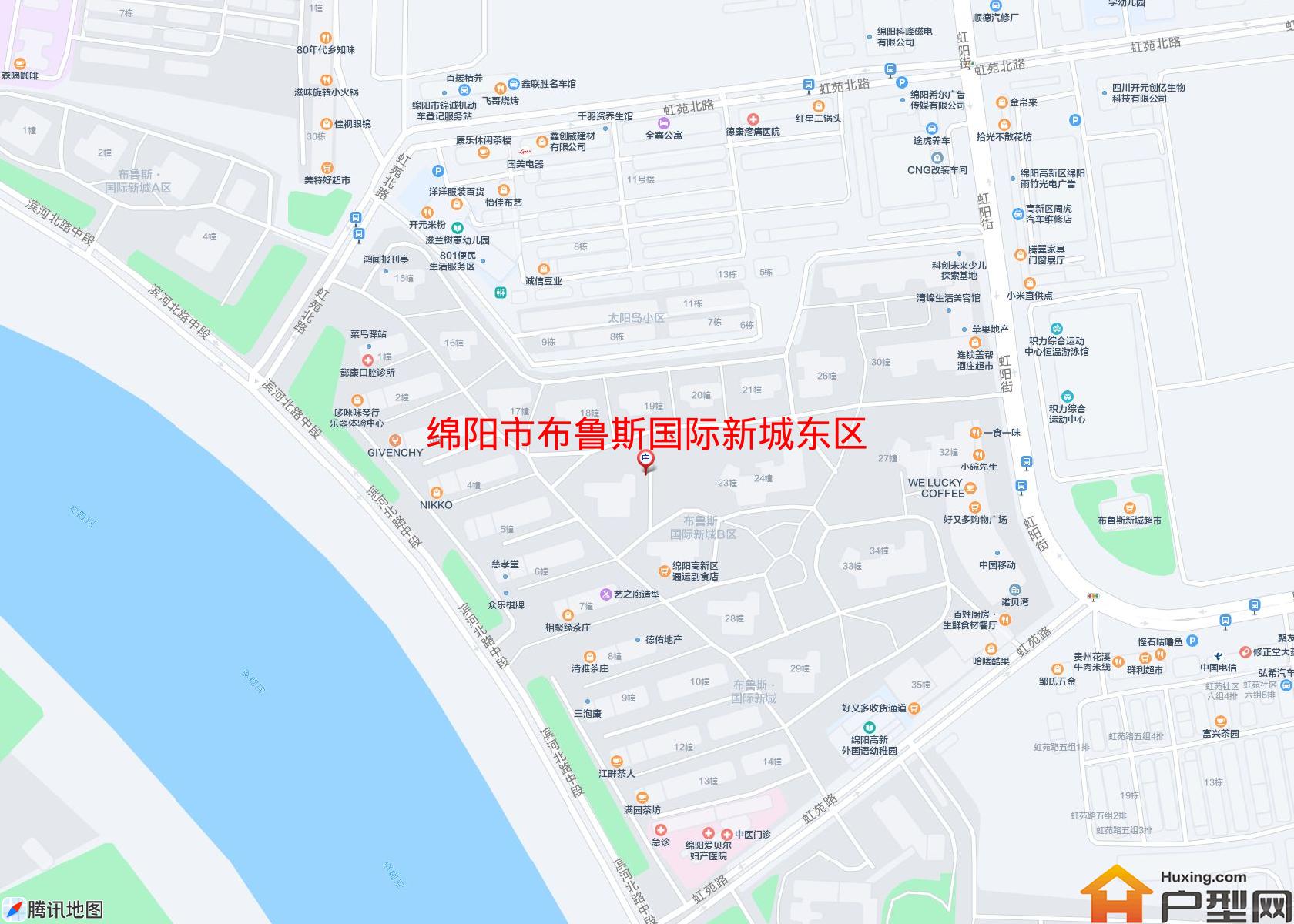 布鲁斯国际新城东区小区 - 户型网