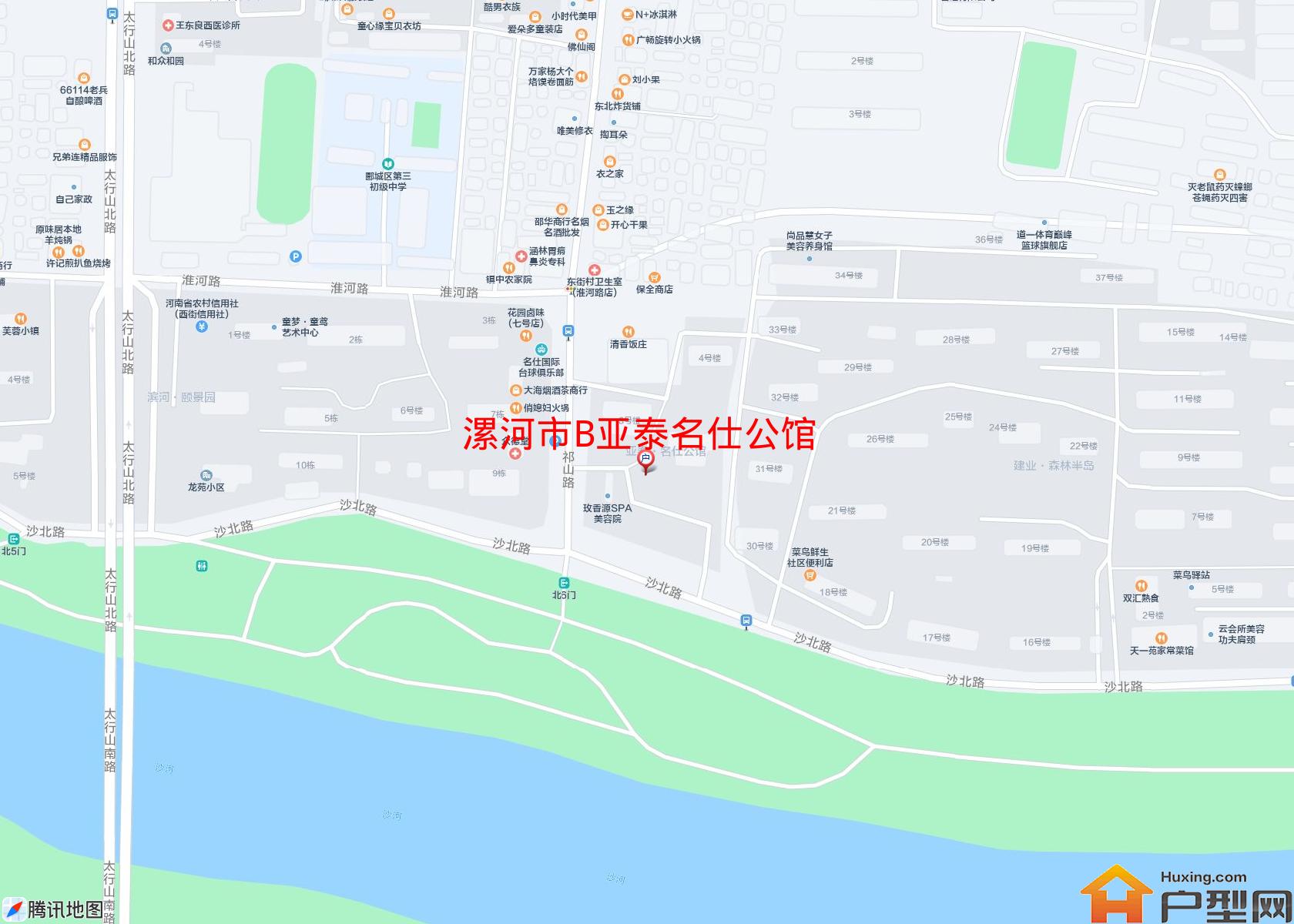 B亚泰名仕公馆小区 - 户型网