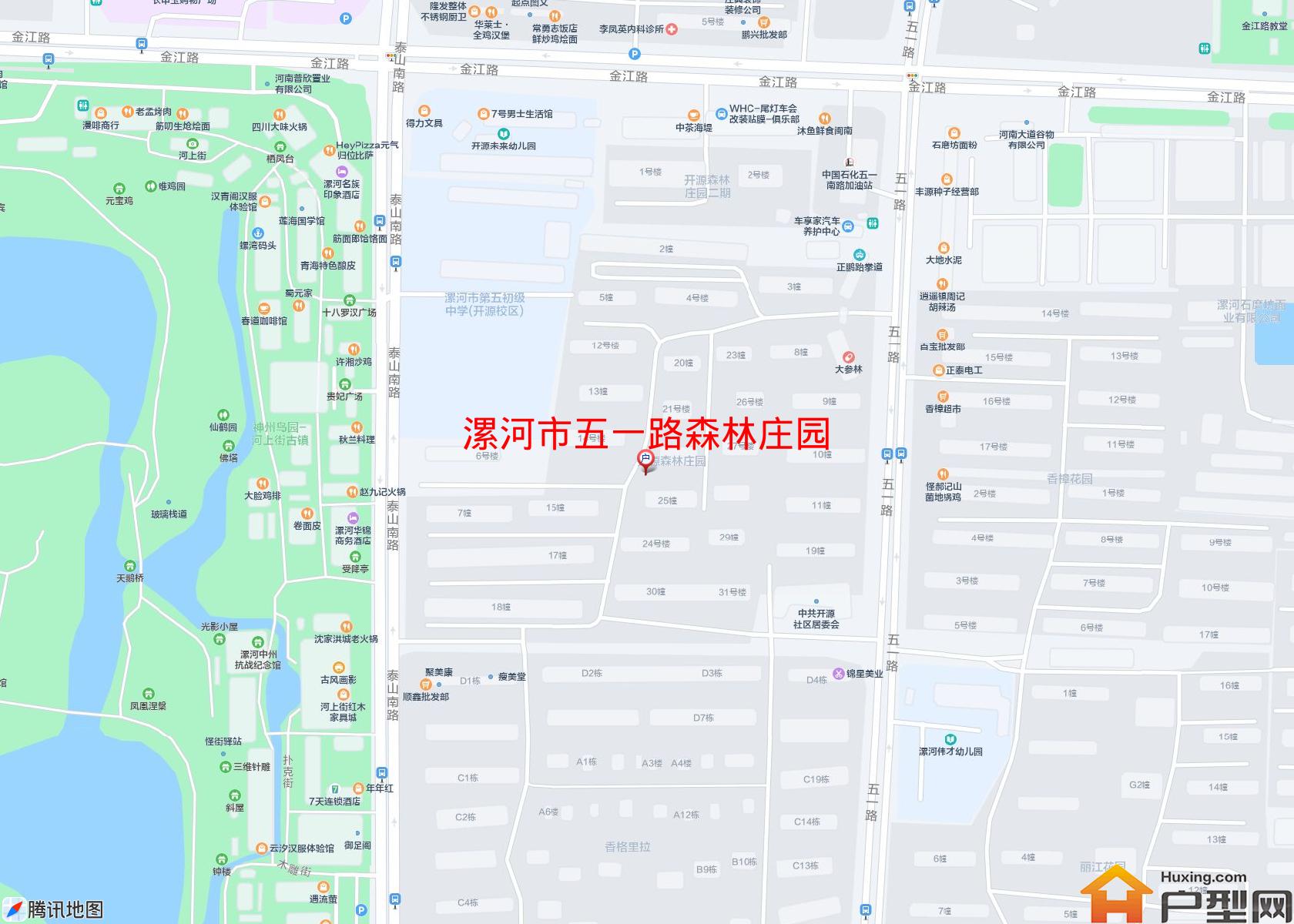 五一路森林庄园小区 - 户型网