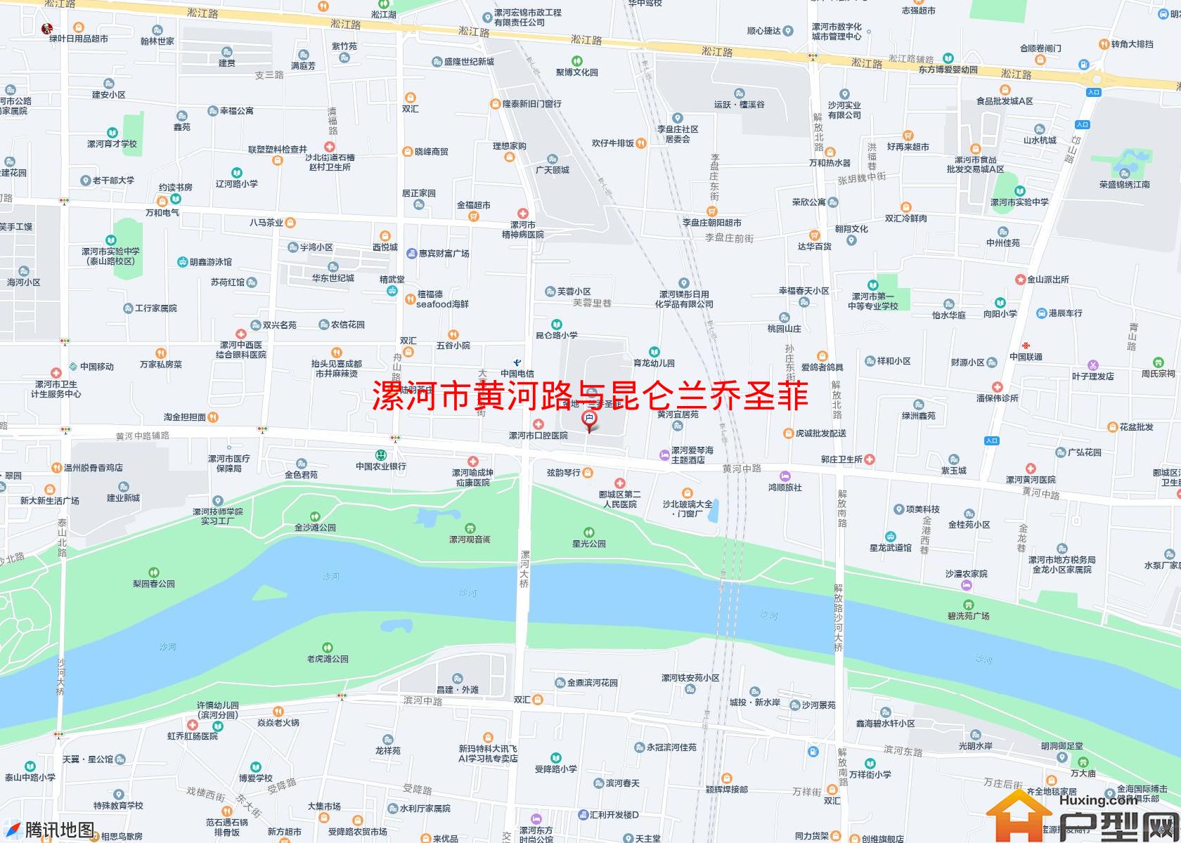 黄河路与昆仑兰乔圣菲小区 - 户型网