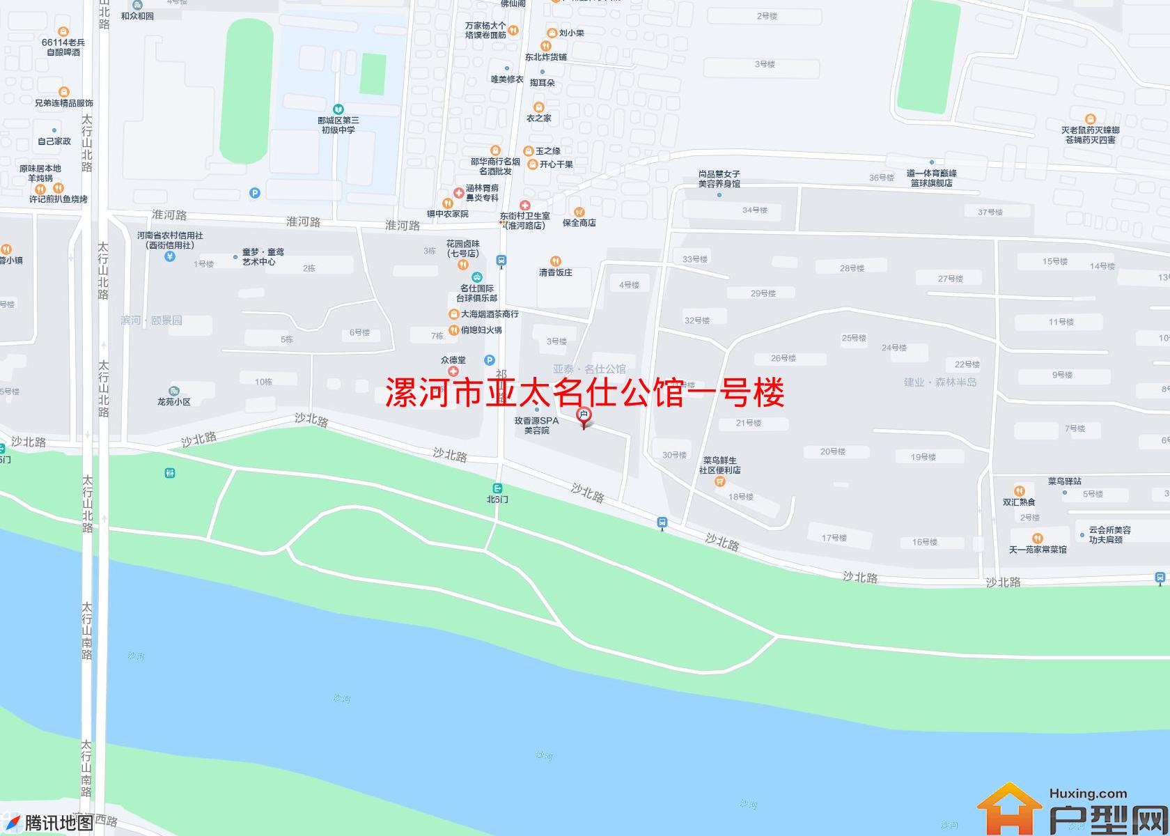 亚太名仕公馆一号楼小区 - 户型网