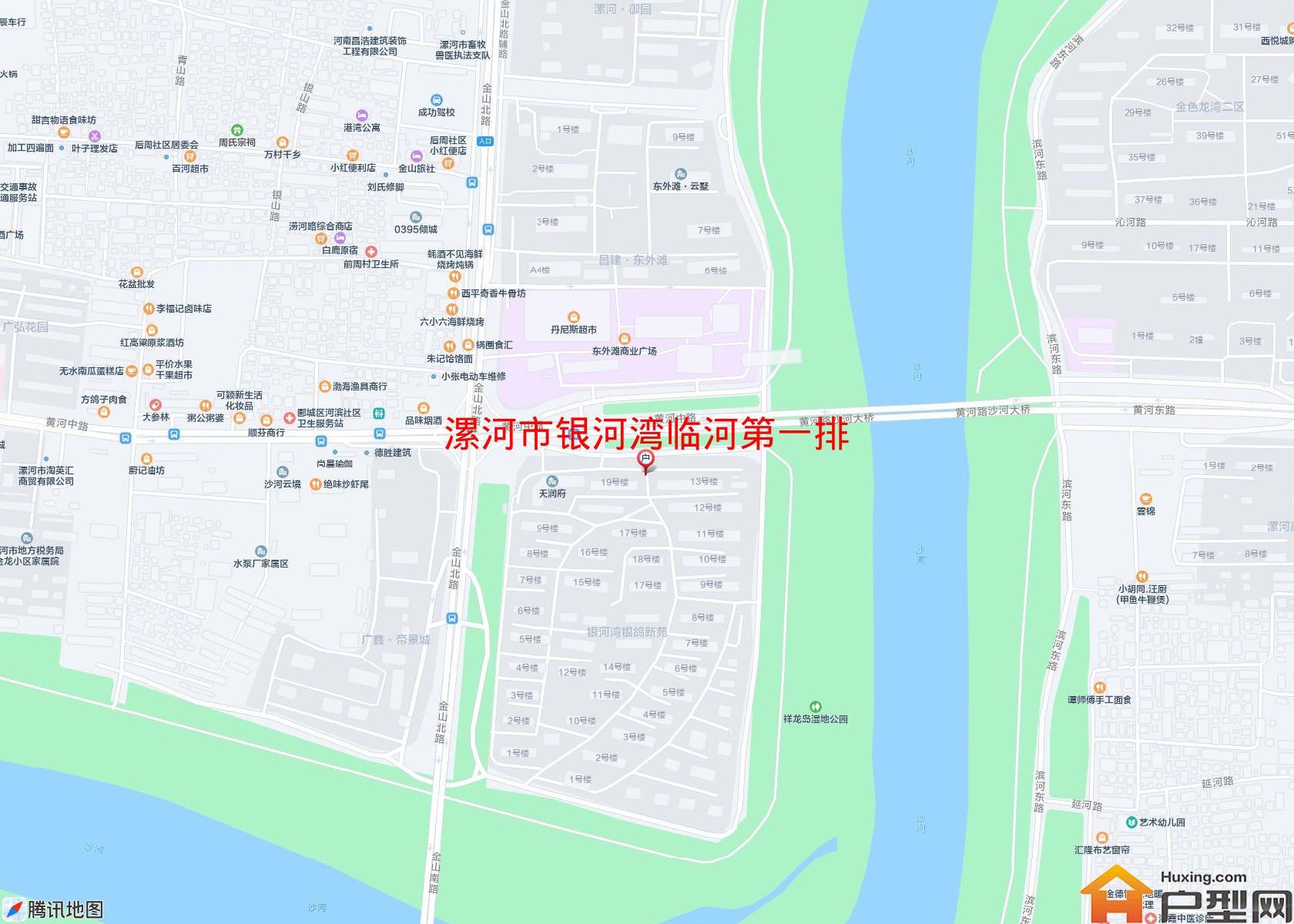 银河湾临河第一排小区 - 户型网