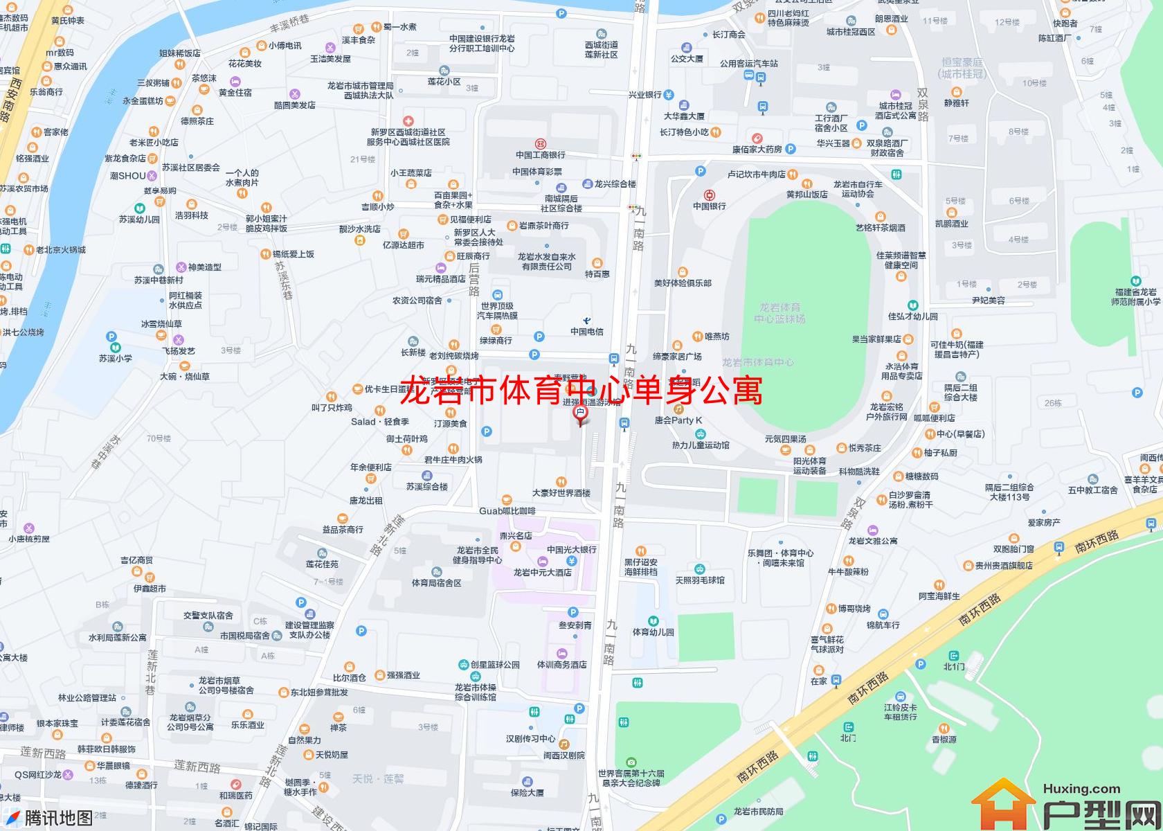 体育中心单身公寓小区 - 户型网