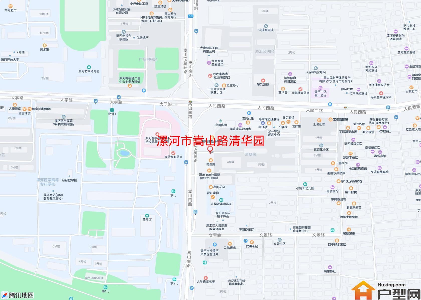嵩山路清华园小区 - 户型网