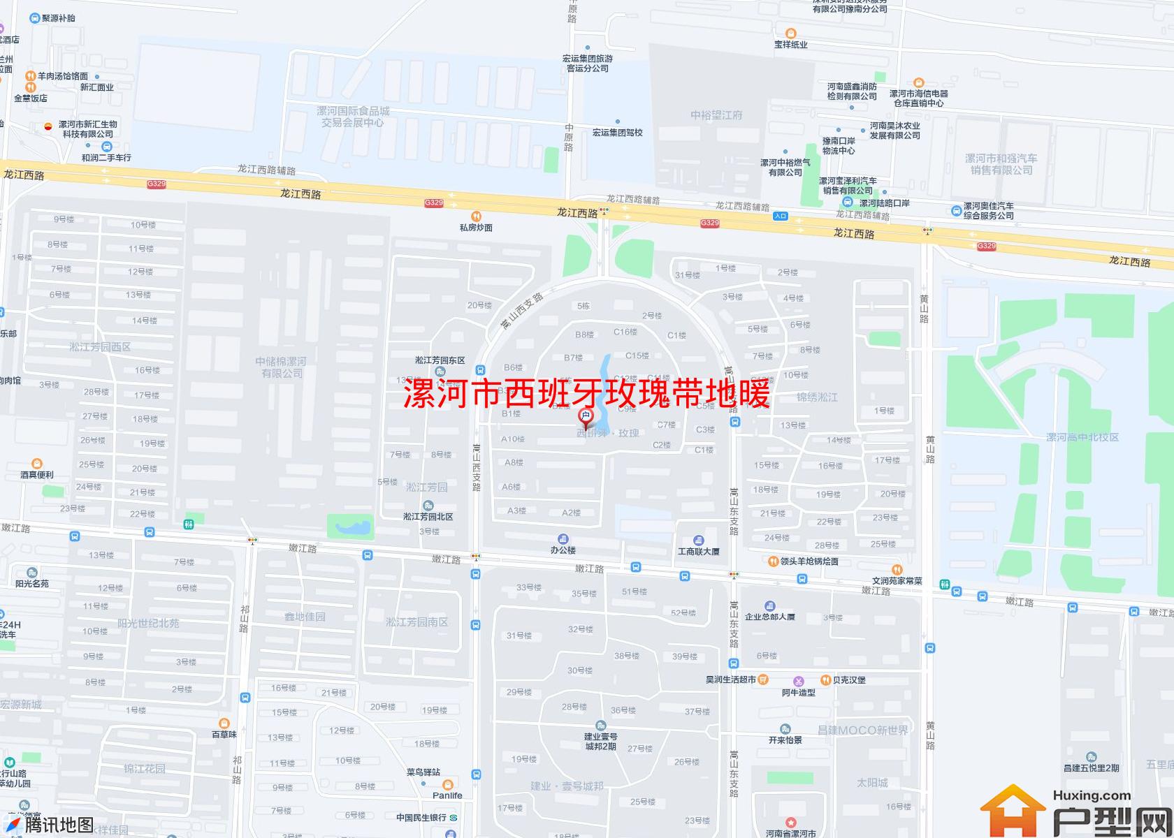 西班牙玫瑰带地暖小区 - 户型网