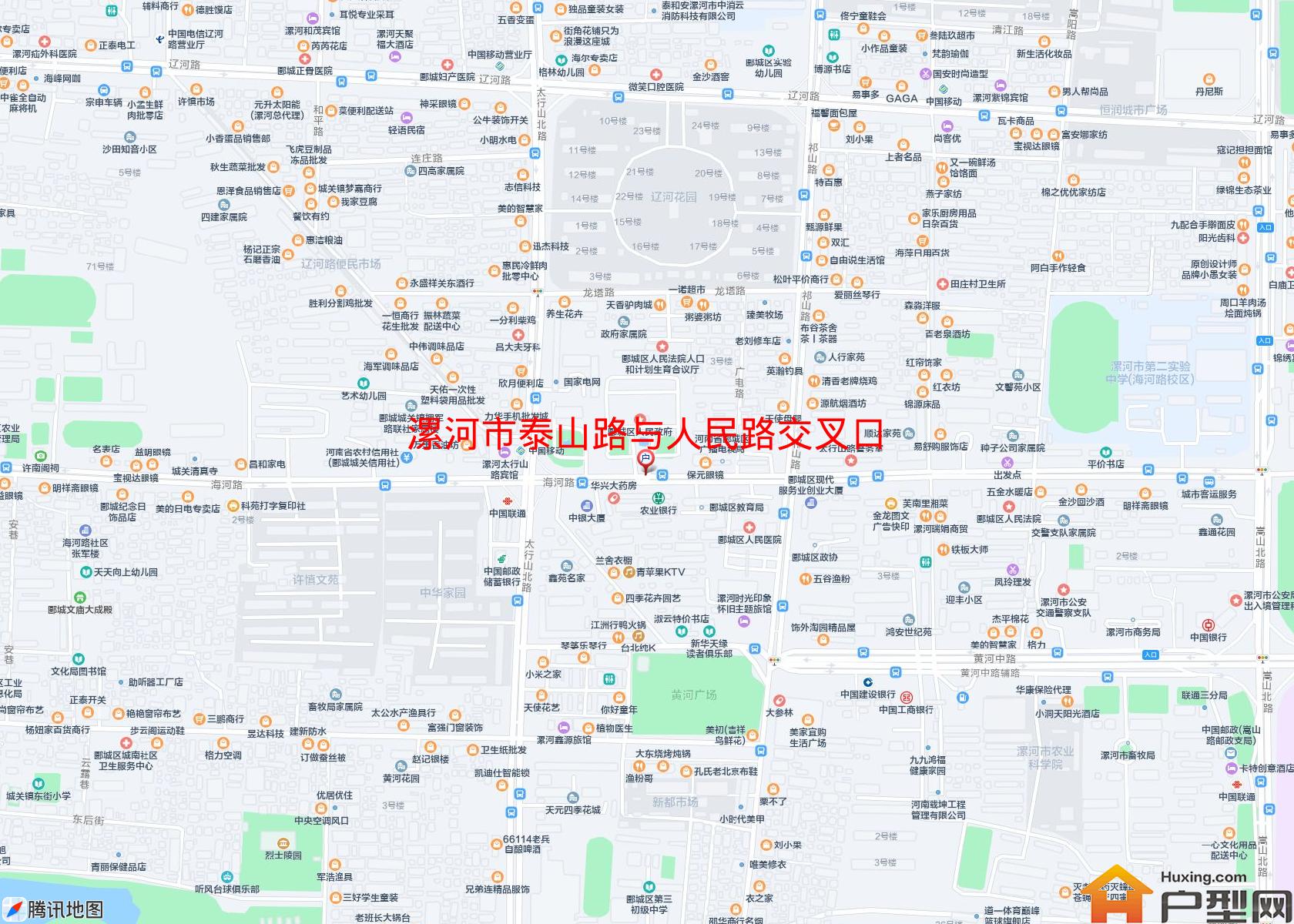 泰山路与人民路交叉口小区 - 户型网