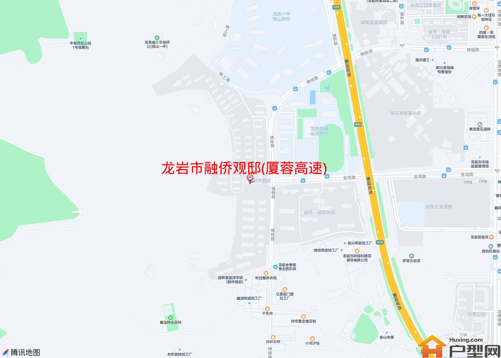 融侨观邸(厦蓉高速)小区 - 户型网
