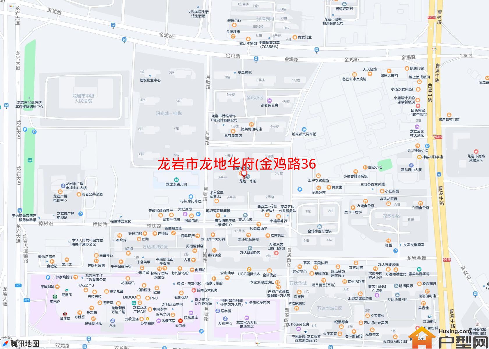 龙地华府(金鸡路365号)小区 - 户型网