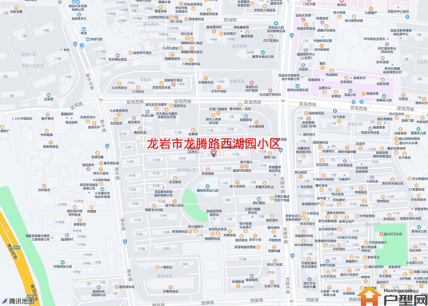 龙腾路西湖园小区小区 - 户型网