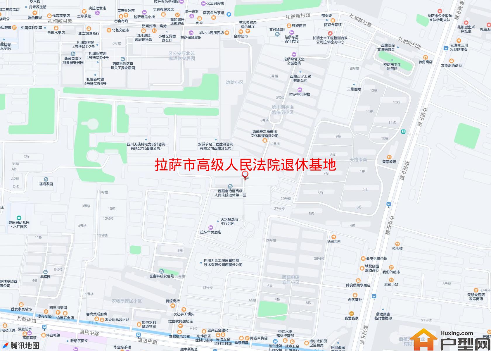 高级人民法院退休基地小区 - 户型网